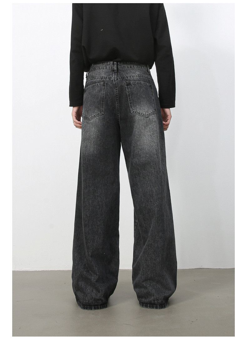 Japanese Brand Trendy retro washed high street loose jeans Size US 32 / EU 48 - 6 Thumbnail