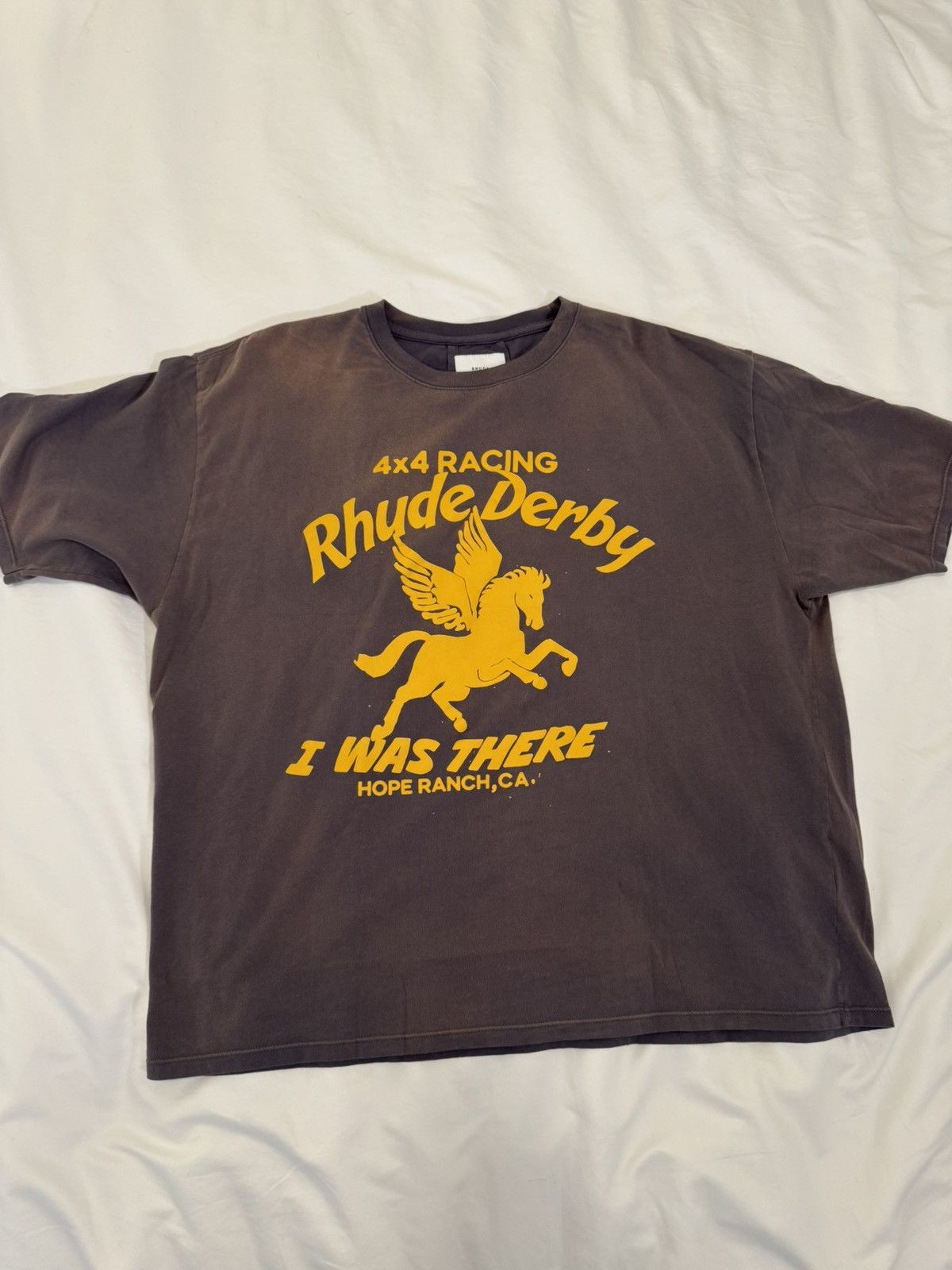 Rhude Rhude Vintage Derby Racing Tee 4x4 Hope Ranch Large Size US L / EU 52-54 / 3 - 1 Thumbnail
