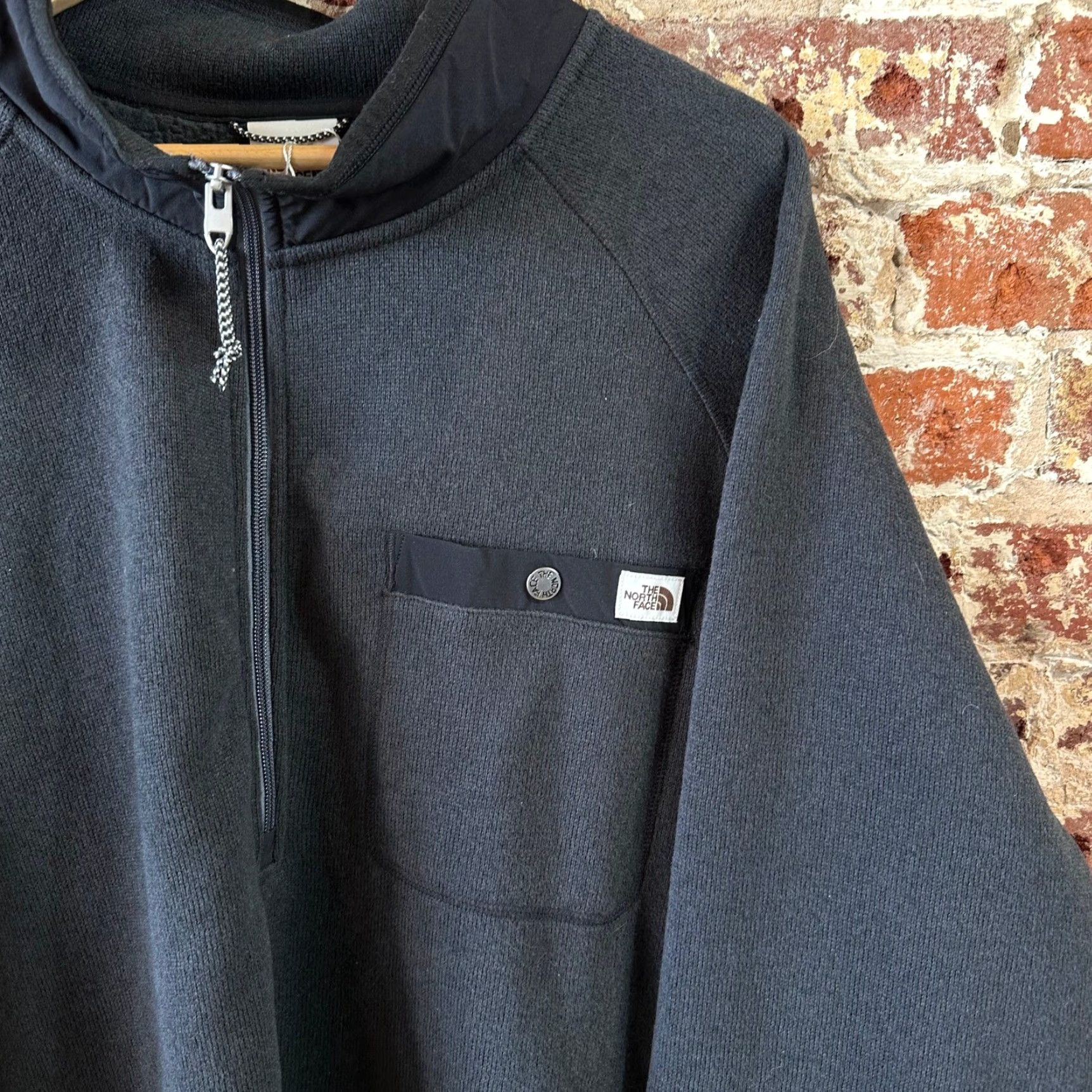 The North Face The North Face Sweatshirt Mens 3XL Black Fleece 1/4 Zip Long Sleeve Size US XXL / EU 58 / 5 - 2 Thumbnail