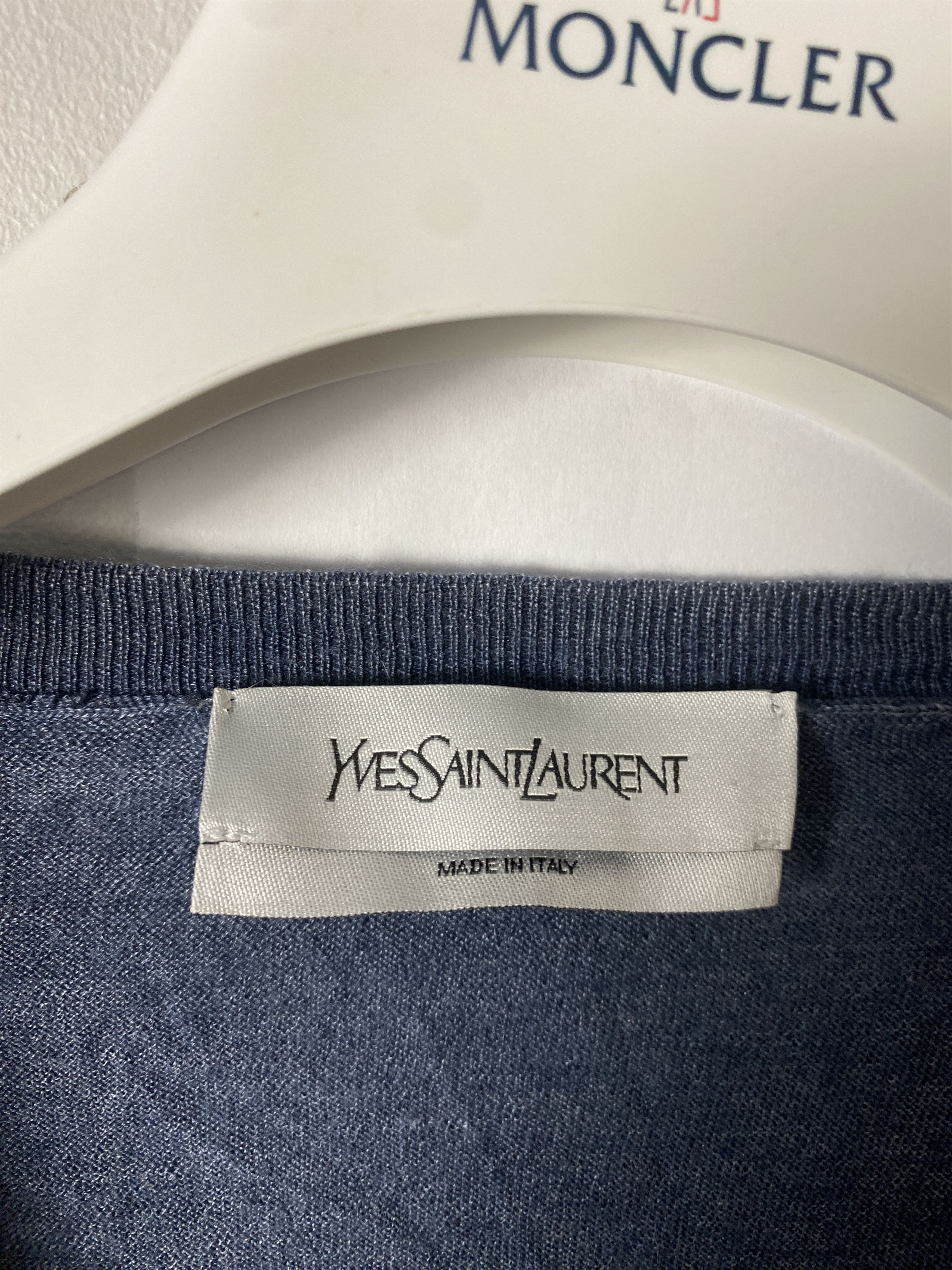 Yves Saint Laurent Yves Saint Laurent cashmere silk sweater knitwear Size M / US 6-8 / IT 42-44 - 3 Thumbnail