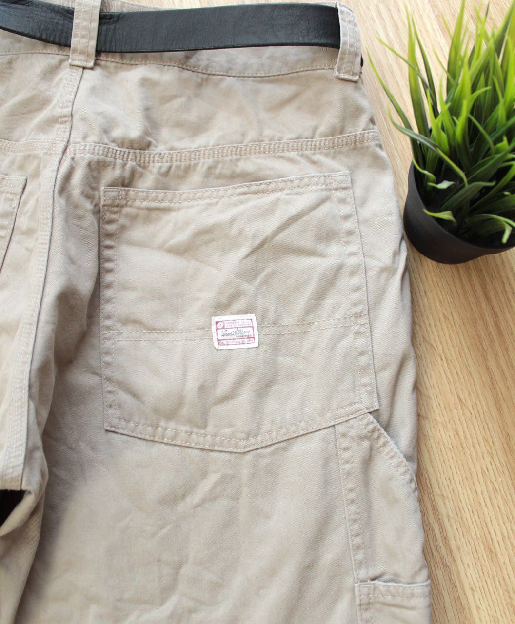 Levi's 🔥 Crazy Vintage Baggy Y2K Levis Cargo Pants Trousers Denim Size US 34 / EU 50 - 3 Thumbnail