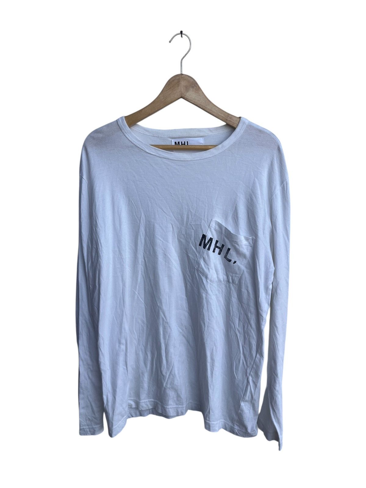 Margaret Howell MARGARET HOWELL POCKET LOGO MHL LONGLSEVEE OVERSIZE Size US L / EU 52-54 / 3 - 1 Thumbnail