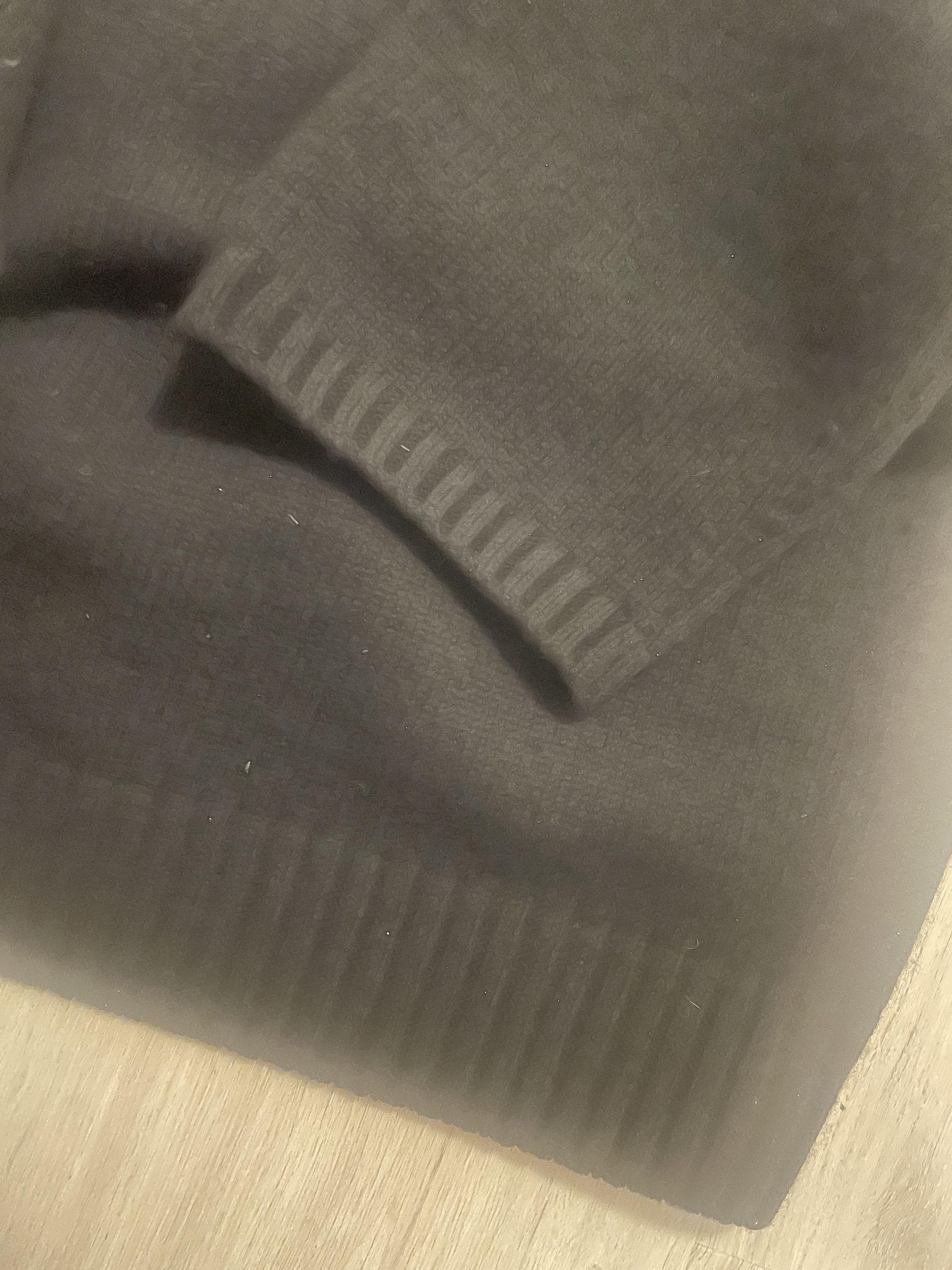 Yohji Yamamoto Black 7G Flower Sweater Size US L / EU 52-54 / 3 - 9 Thumbnail