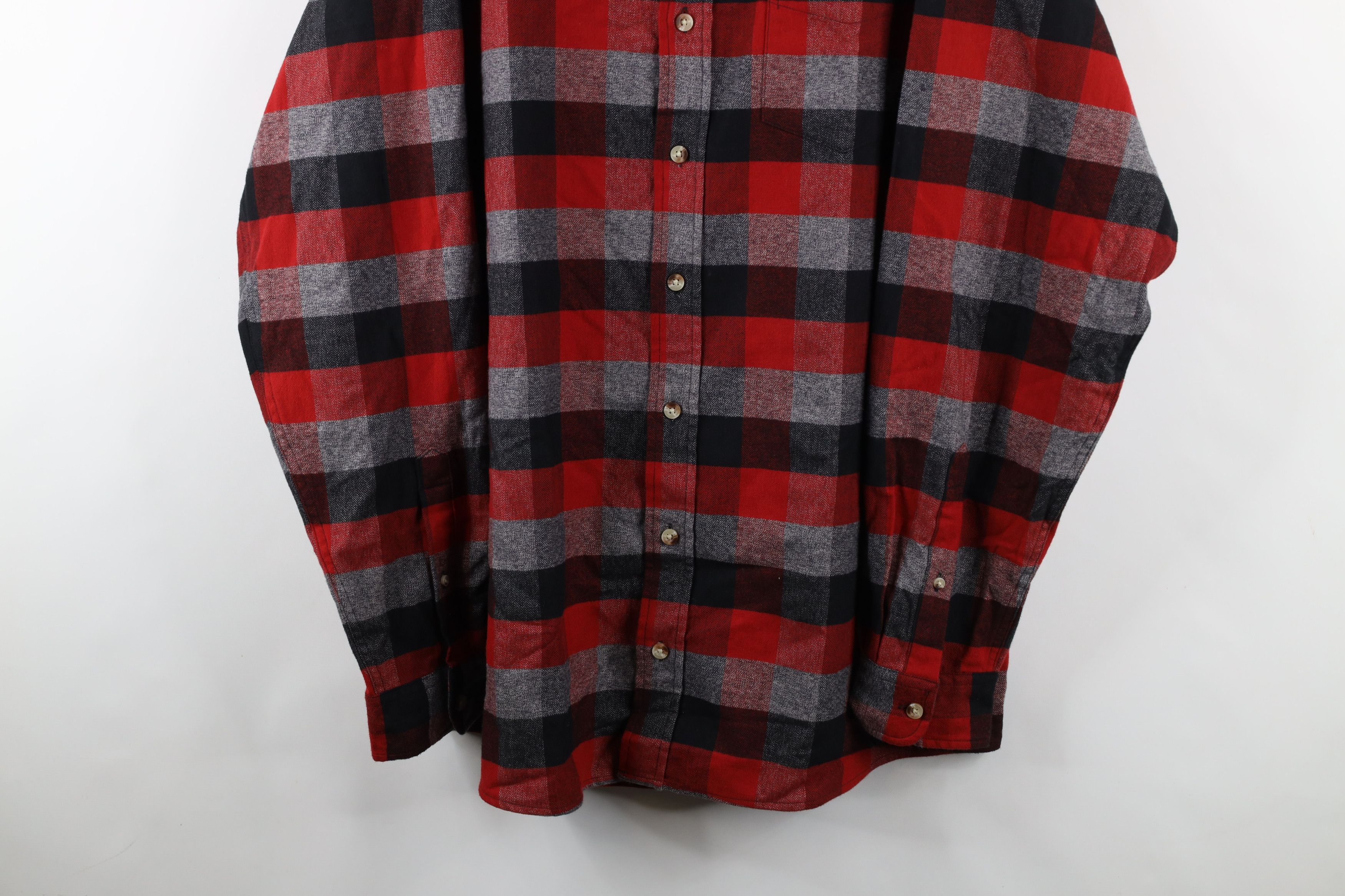 Vintage Vintage Y2K Streetwear Collared Button Down Shirt Plaid Size US XL / EU 56 / 4 - 3 Thumbnail