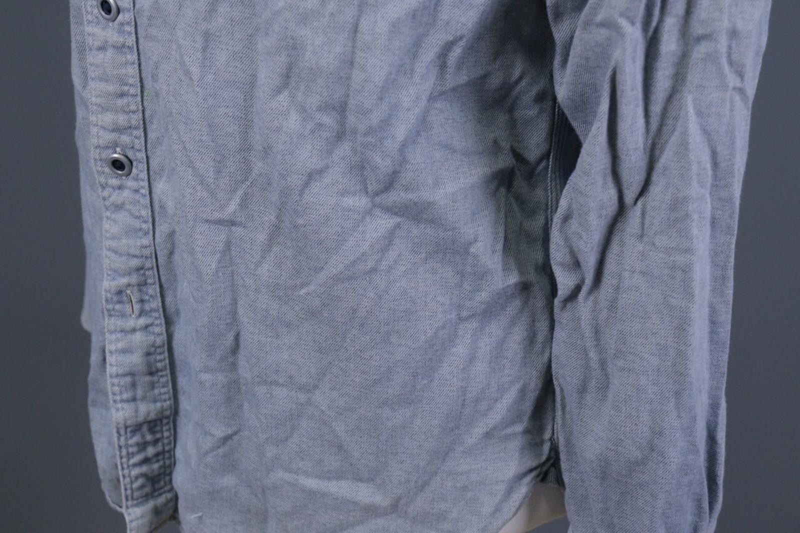 Polo Ralph Lauren Ralph Lauren Double RL Blue Denim Pockets Flanel Shirt M Size US M / EU 48-50 / 2 - 12 Thumbnail