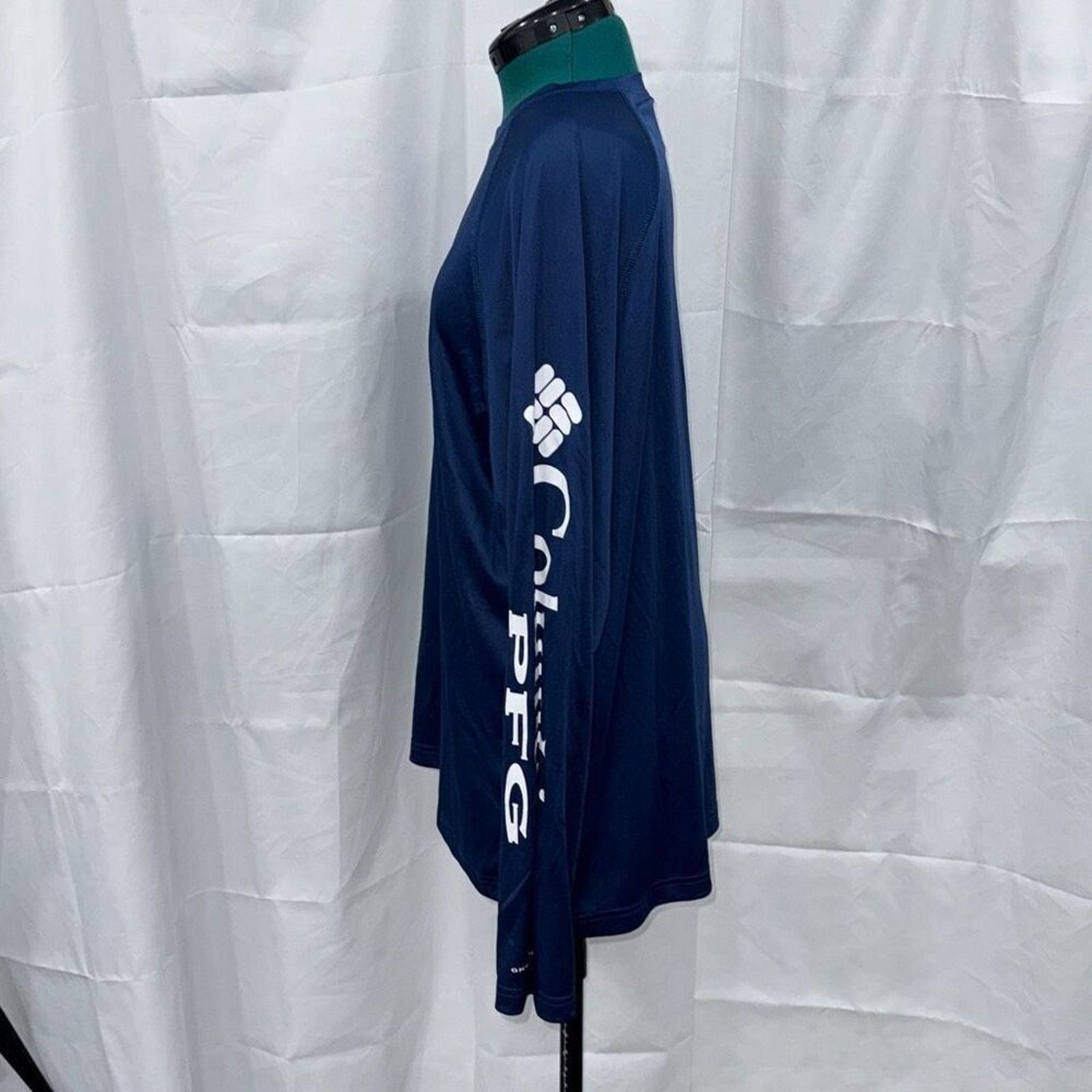 Columbia Columbia Navy Blue Long Sleeve Shirt | Sz L Size US L / EU 52-54 / 3 - 3 Thumbnail