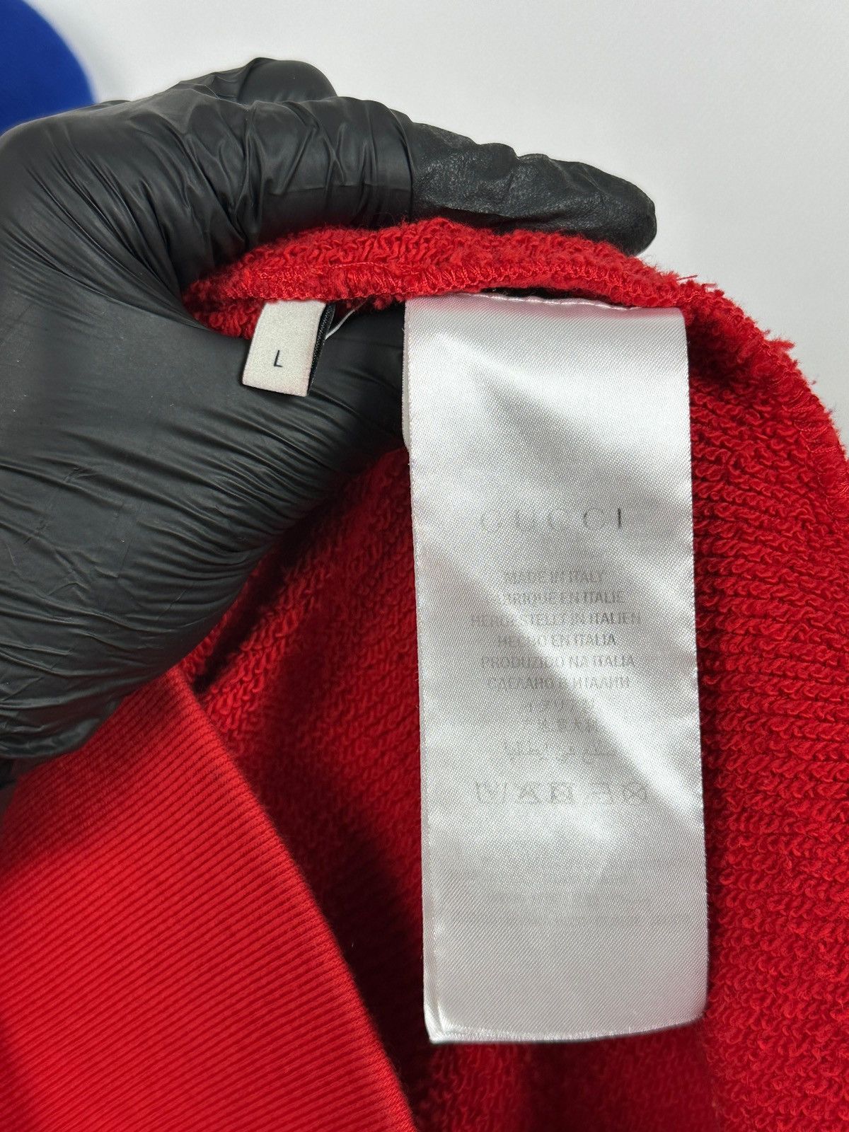 Gucci Gucci Red/Blue Crewneck Sweatshirt Size US L / EU 52-54 / 3 - 20 Thumbnail