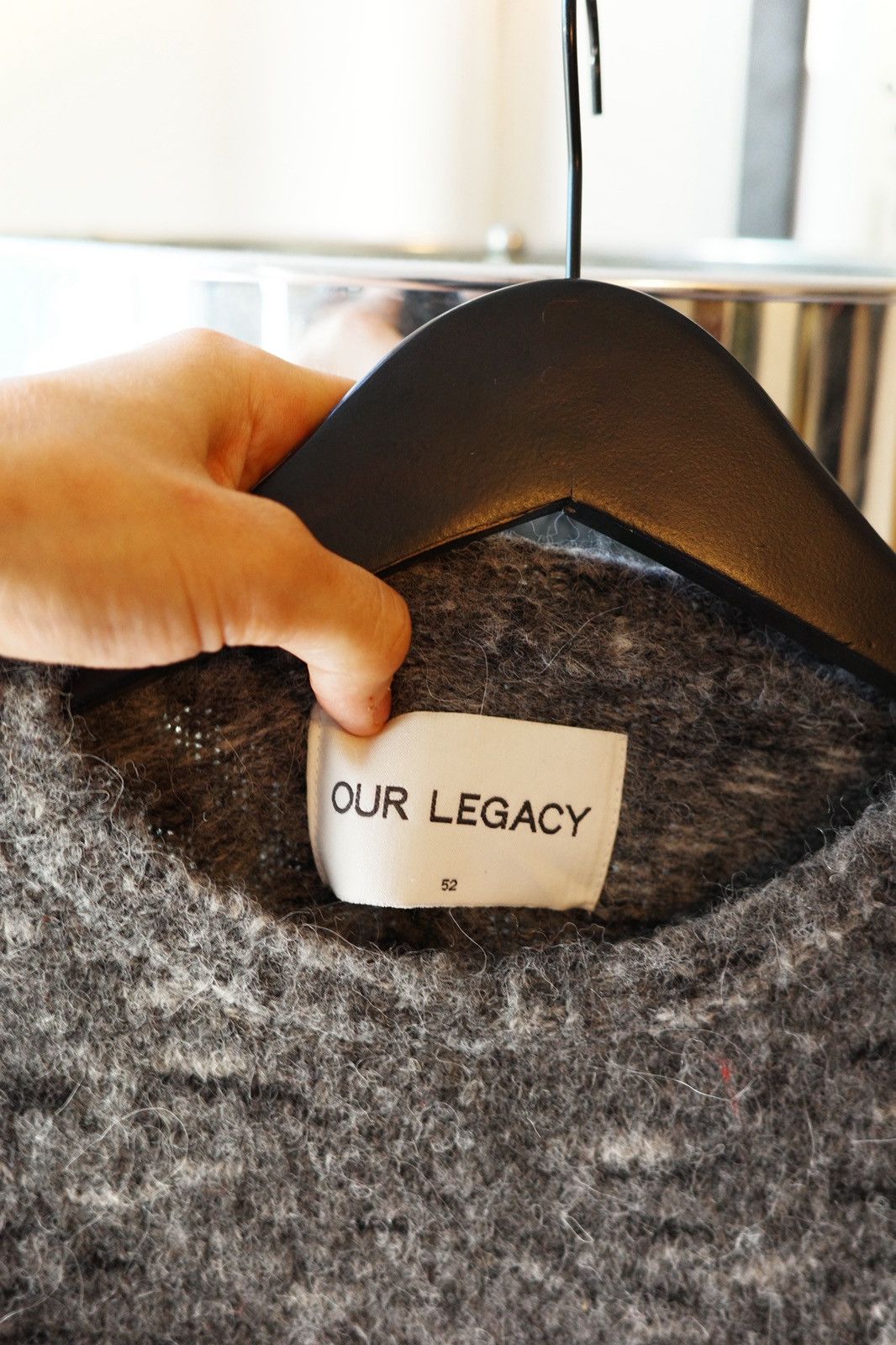 Our Legacy Our Legacy grey knit Size US L / EU 52-54 / 3 - 2 Thumbnail