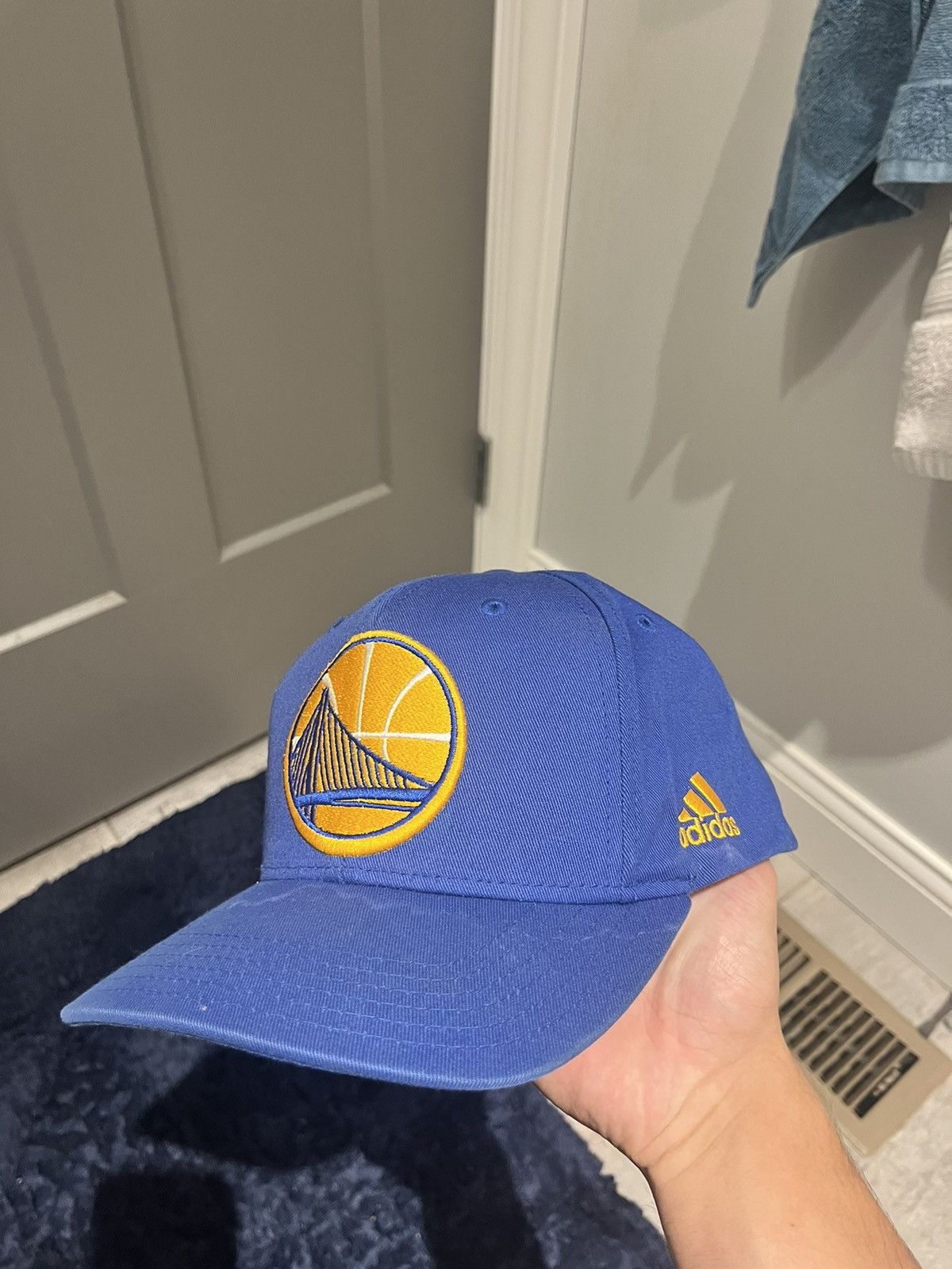 Adidas NBA Adidas Golden State Warriors Hat Size ONE SIZE - 1 Thumbnail