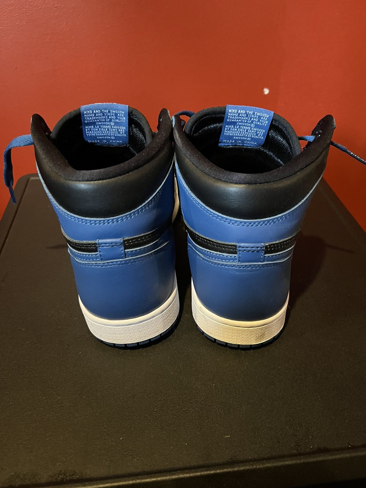 Jordan Brand × Nike Air Jordan Retro 1 High OG Dark Marina Blue Size US 10.5 / EU 43-44 - 4 Thumbnail