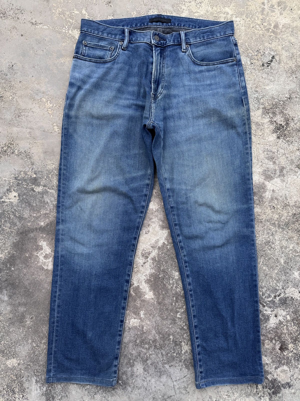 Uniqlo Uniqlo Heattech Blue Jeans Size US 35 - 1 Thumbnail