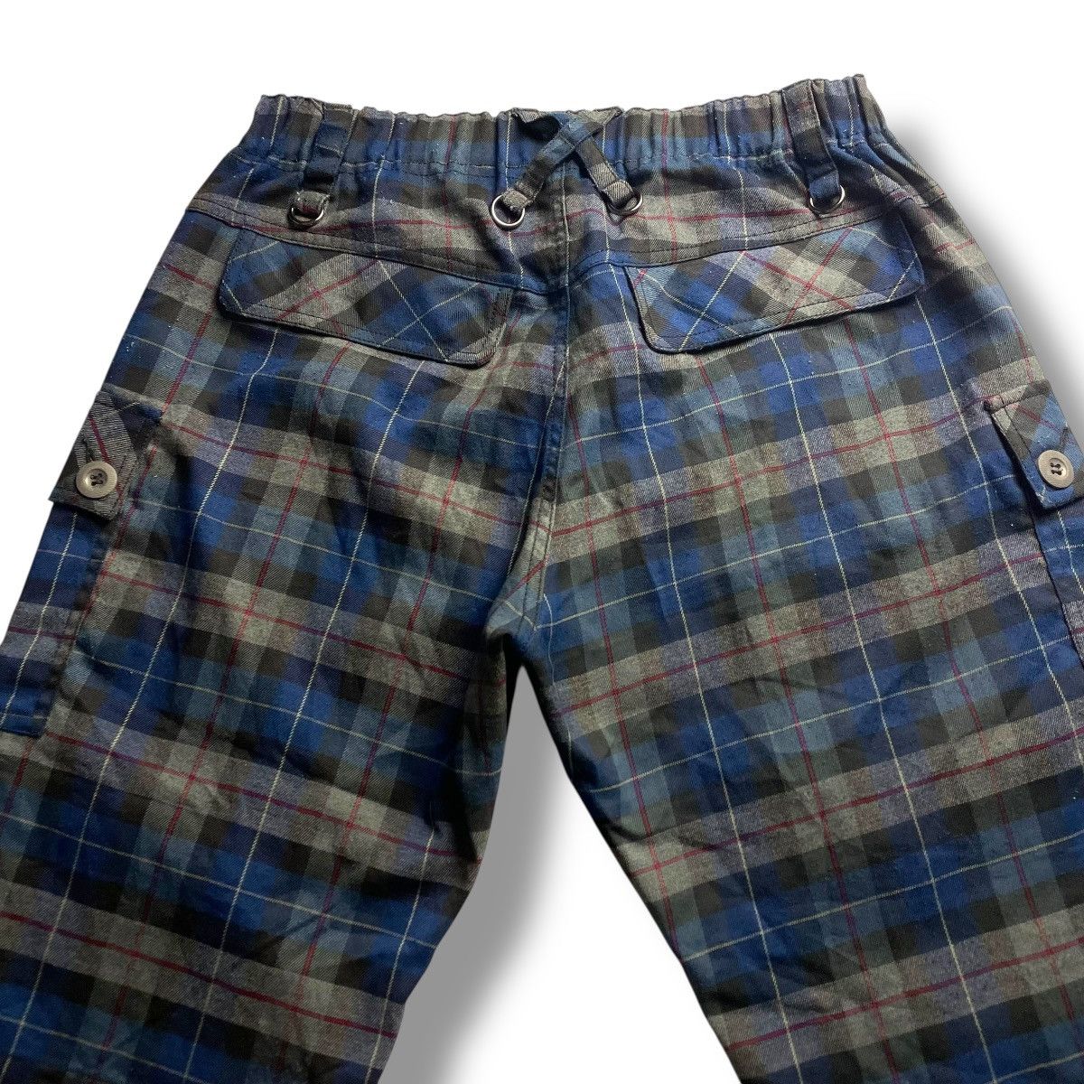 Hysteric Glamour 🇯🇵 UNISEX ALGONQUINS BONDAGE CHECKERED 3Q PANTS Size US 29 - 8 Thumbnail