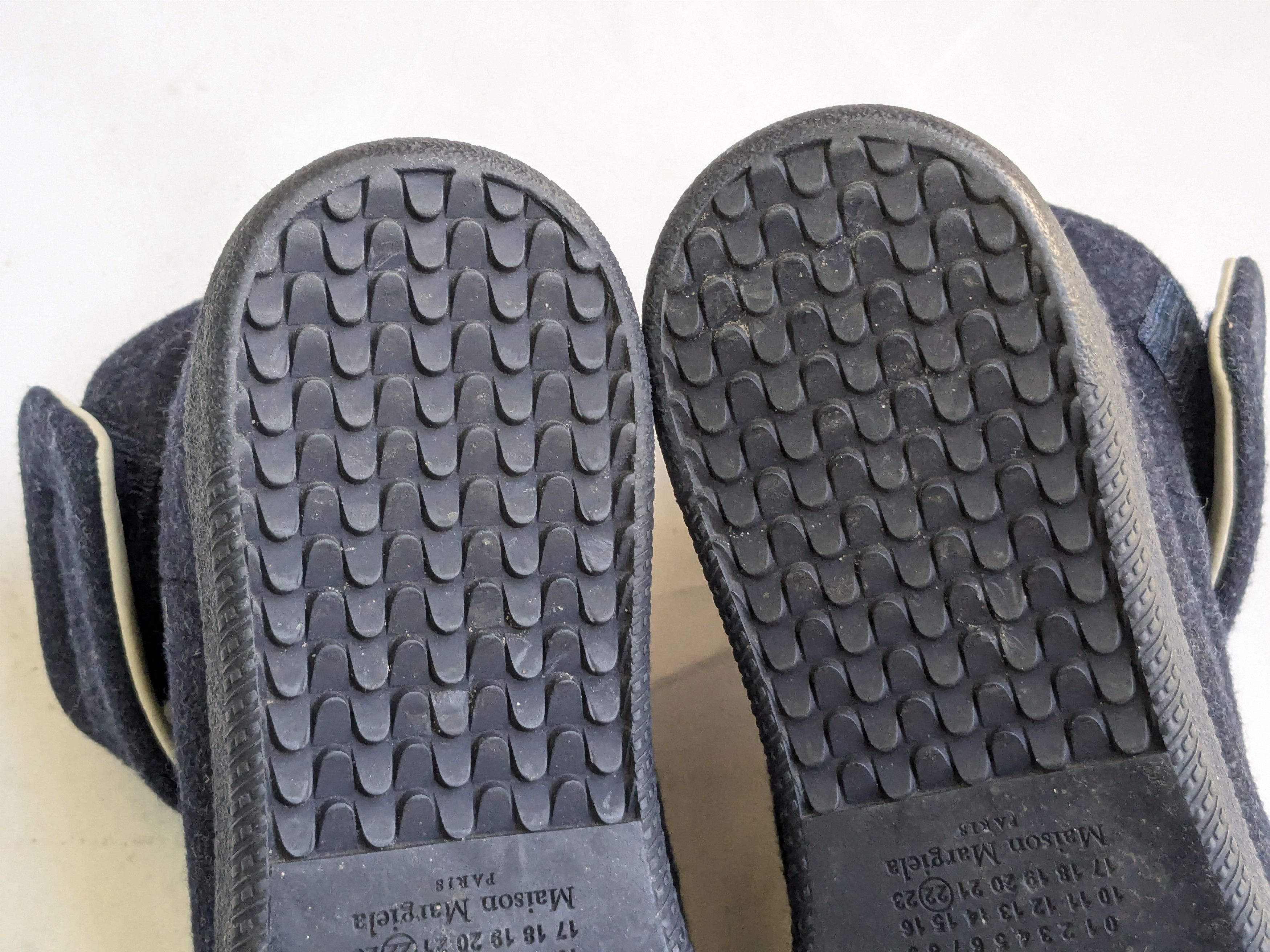 Maison Margiela Future Navy Blue 8 41 Wool Leather