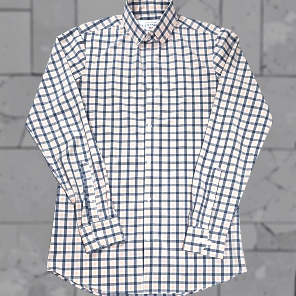 Mizzen+Main Mizzen+Main Leeward Button Up Shirt MT Slim Check Blue Pink Gingham Size US M / EU 48-50 / 2 - 1 Thumbnail
