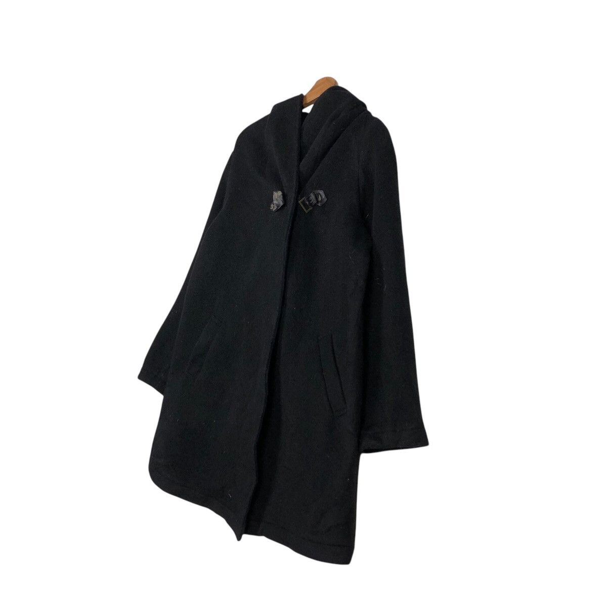 Japanese Brand 📌Vintage Wool Jacket Rich Black Keith Issey Miyake Size US M / EU 48-50 / 2 - 3 Thumbnail