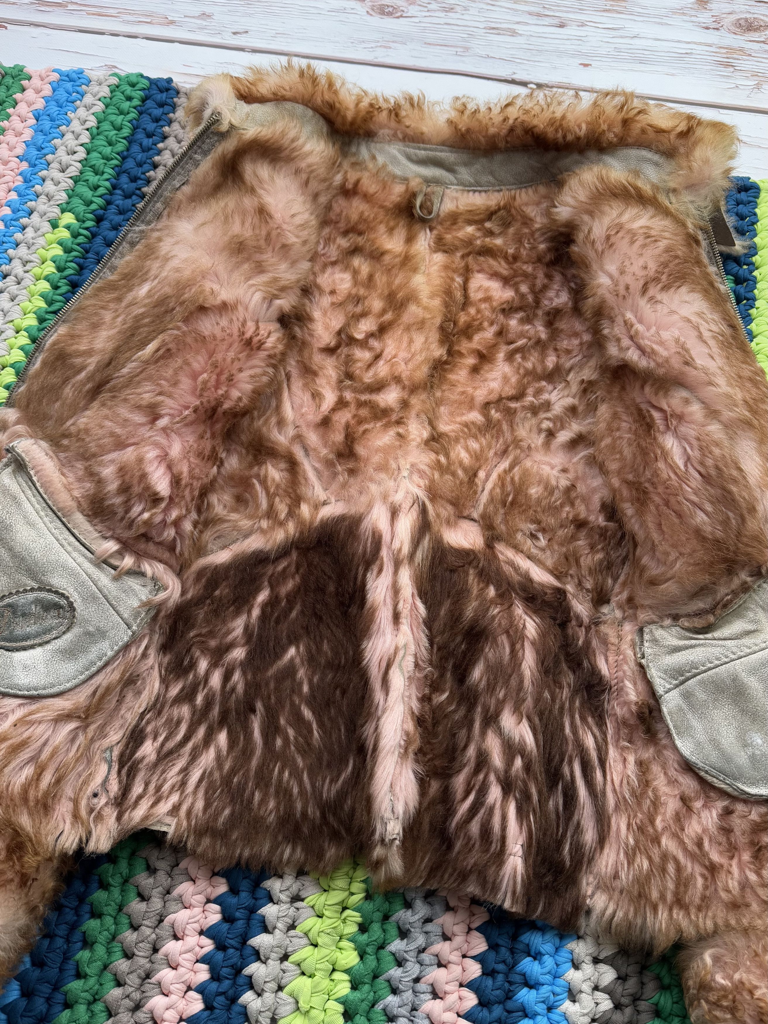 Hysteric Glamour Vintage Real Sheepskin Jacket (ET1)(D15) Size S / US 4 / IT 40 - 7 Thumbnail