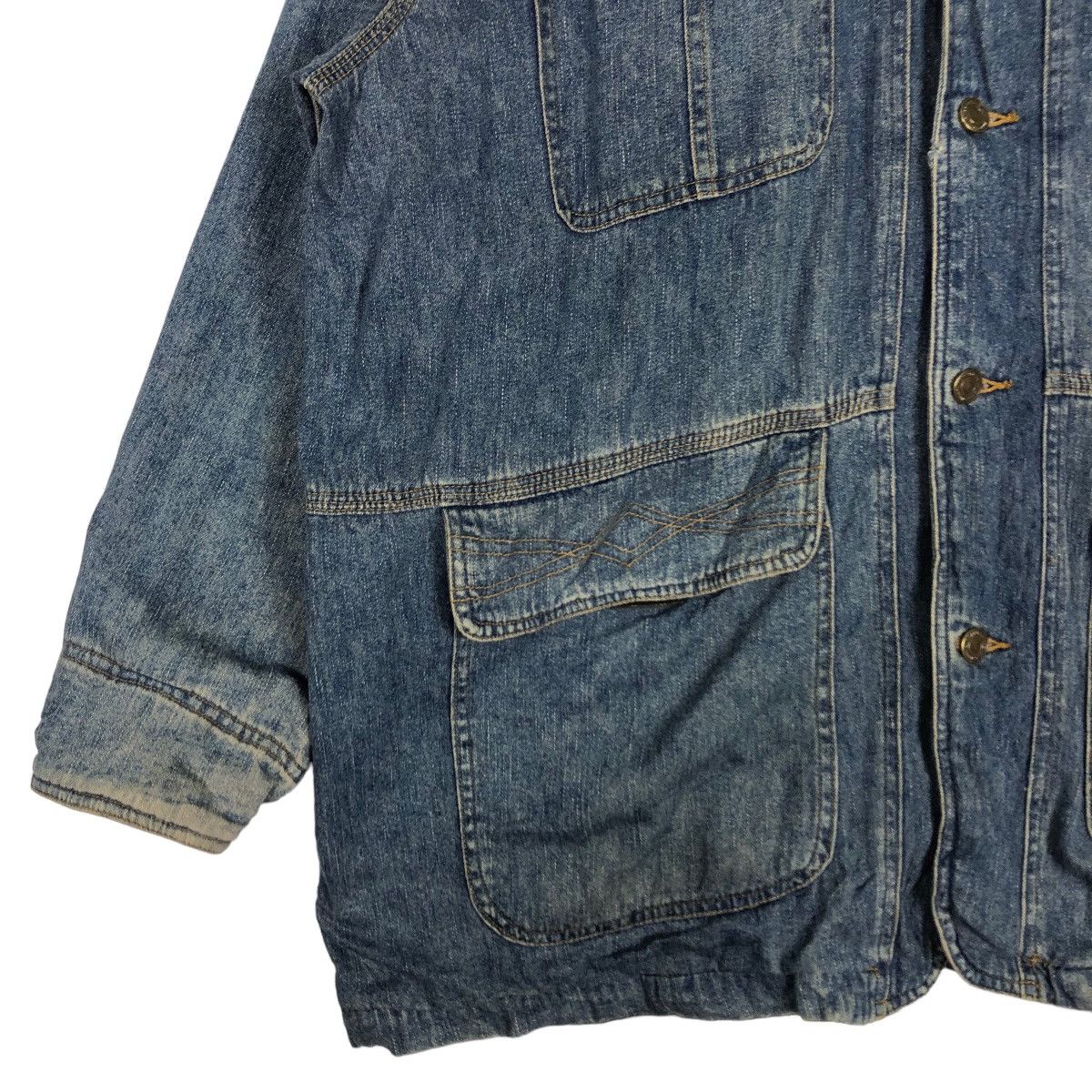 Hai Sporting Gear 🔥Vtg Denim Jacket Blanket Lining This Man Sporting Japan Size US M / EU 48-50 / 2 - 4 Thumbnail