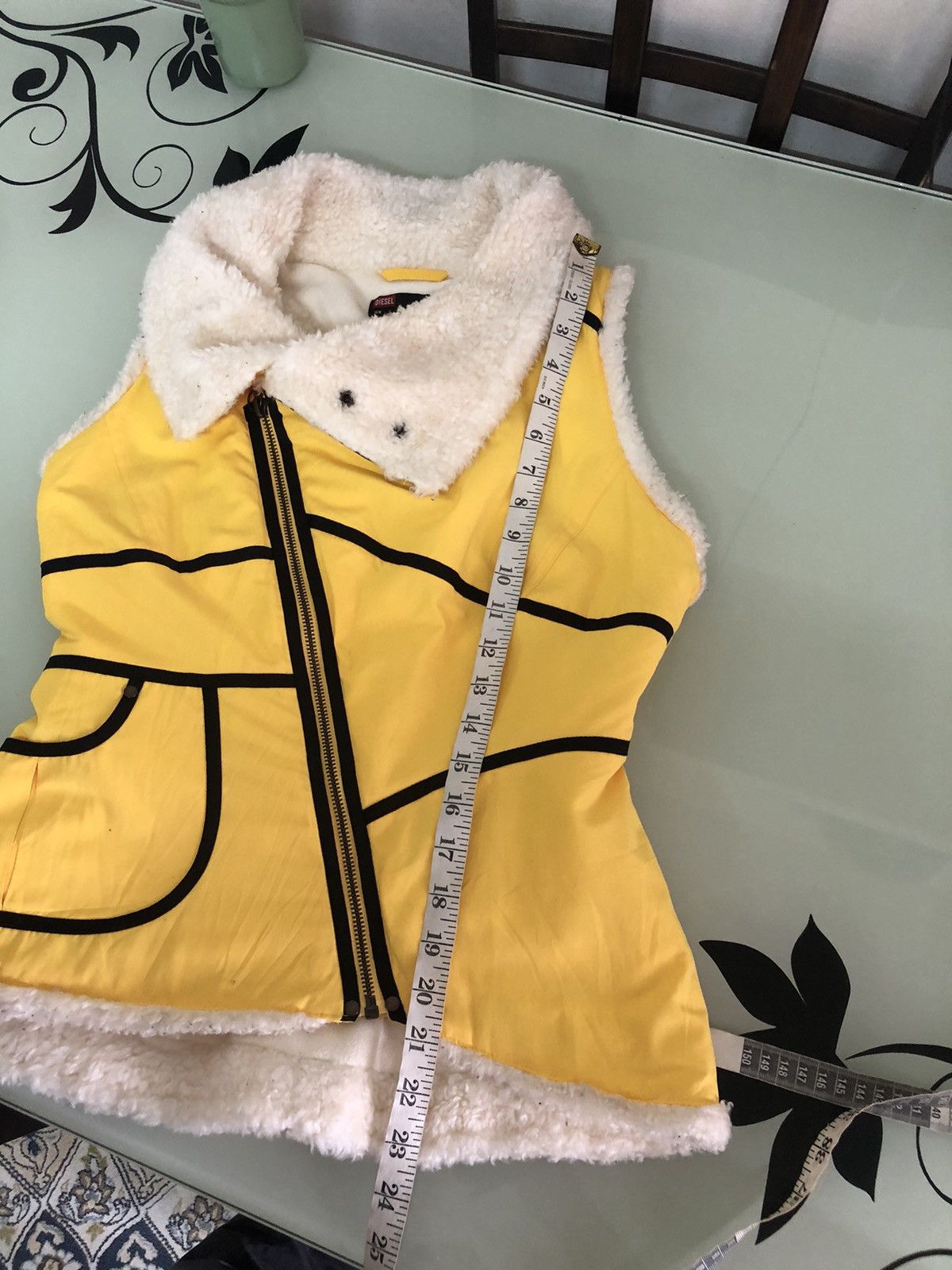 Diesel Nice❗️Diesel Inner Fleece Vest Jacket Size S / US 4 / IT 40 - 21 Thumbnail