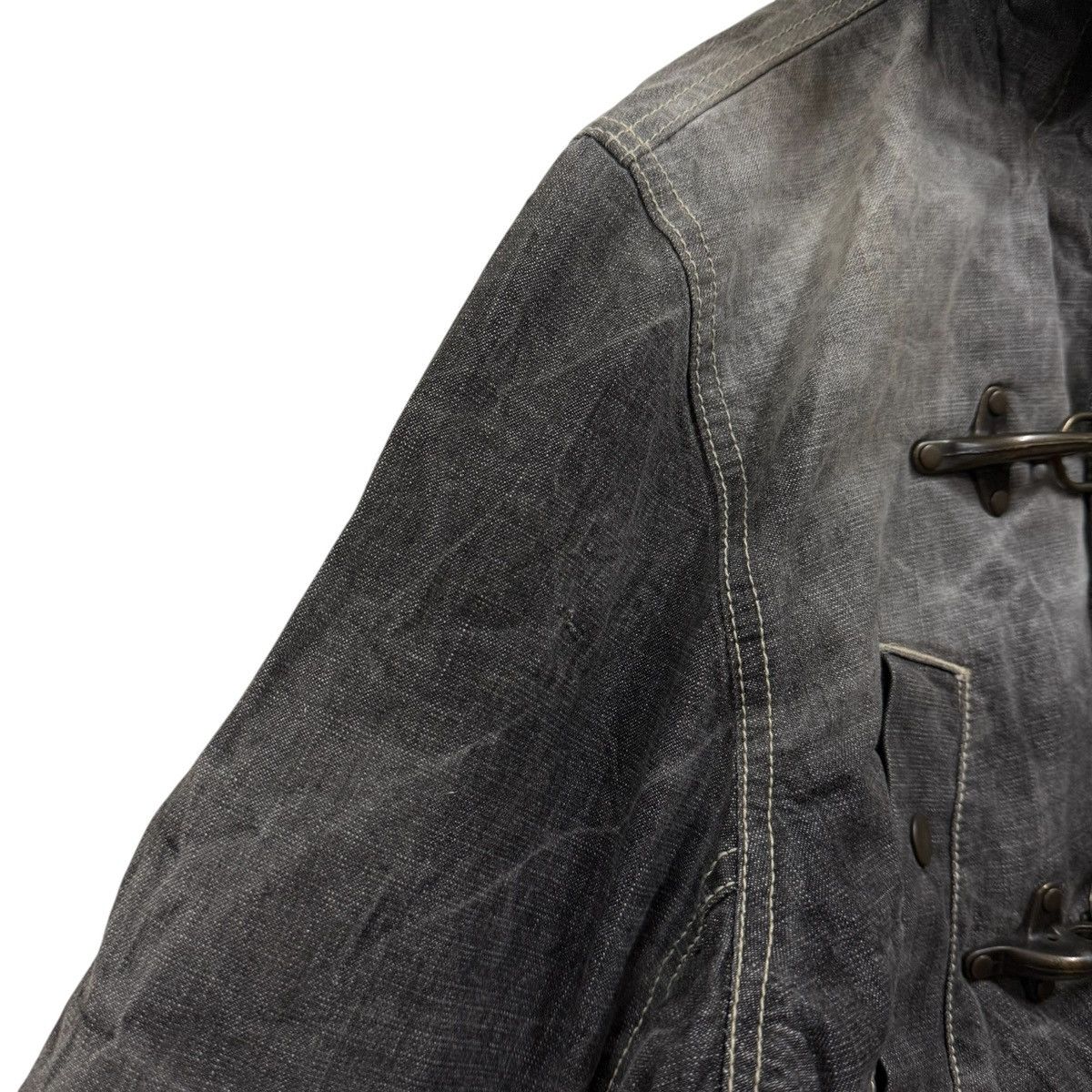 If Six Was Nine Allix Design Fireman Hoodie Denim Jacket Japanese Brand Size US L / EU 52-54 / 3 - 10 Thumbnail