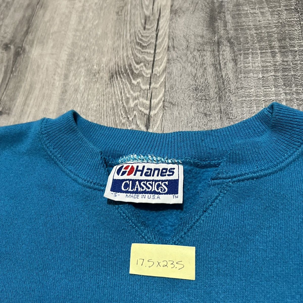 Hanes × Vintage VTG Warner Bros Studio Logo Blue Cartoon Hanes Sweatshirt Size S / US 4 / IT 40 - 4 Thumbnail