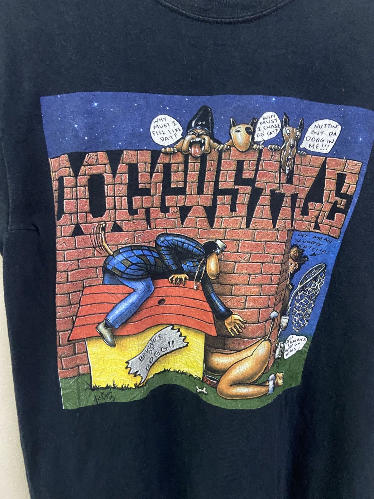 Rap Tees × Snoop Dogg Snoop Dog Doggy Style Album Cover Graphic Rap Tee Size US M / EU 48-50 / 2 - 2 Thumbnail