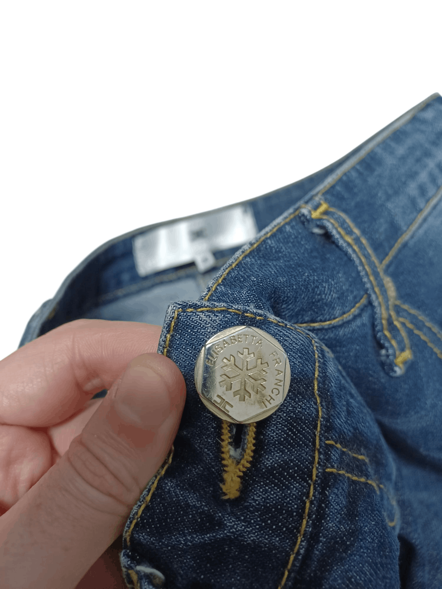 Elisabetta Franchi ELISABETTA FRANCHI MADE IN ITALY DESIGNER LUXURY LADY`S JEAN Size 29" - 3 Thumbnail