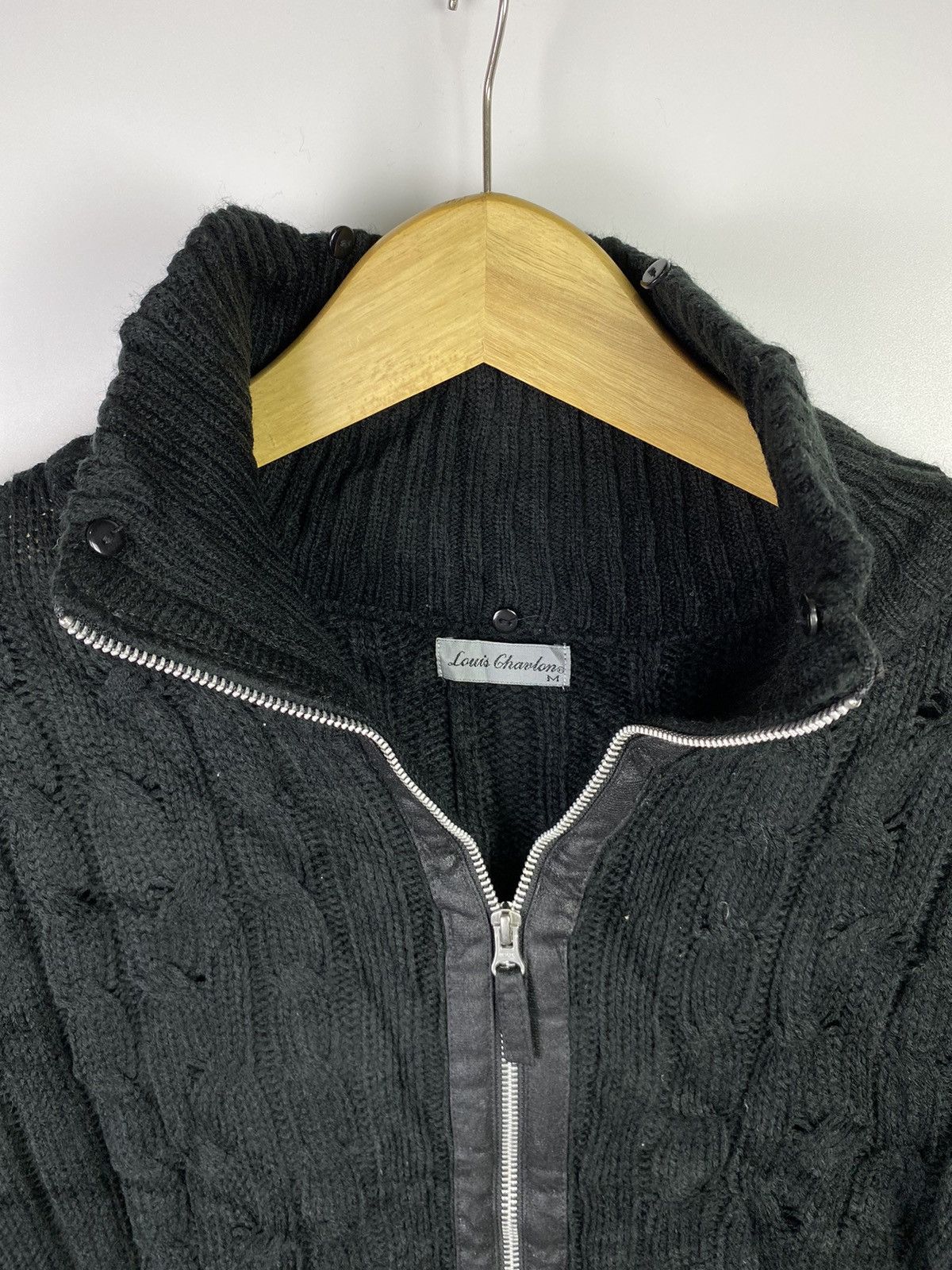 If Six Was Nine × Japanese Brand × Le Grande Bleu (L.G.B.) Louis chavlon black knitted ifsixwasnine style Size US M / EU 48-50 / 2 - 4 Thumbnail