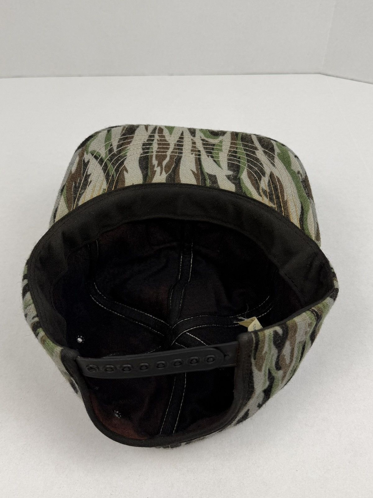 Woolrich Woolen Mills Vintage Woolrich Wool Camo SnapBack Hat K-Products Tree Bark Size ONE SIZE - 12 Thumbnail