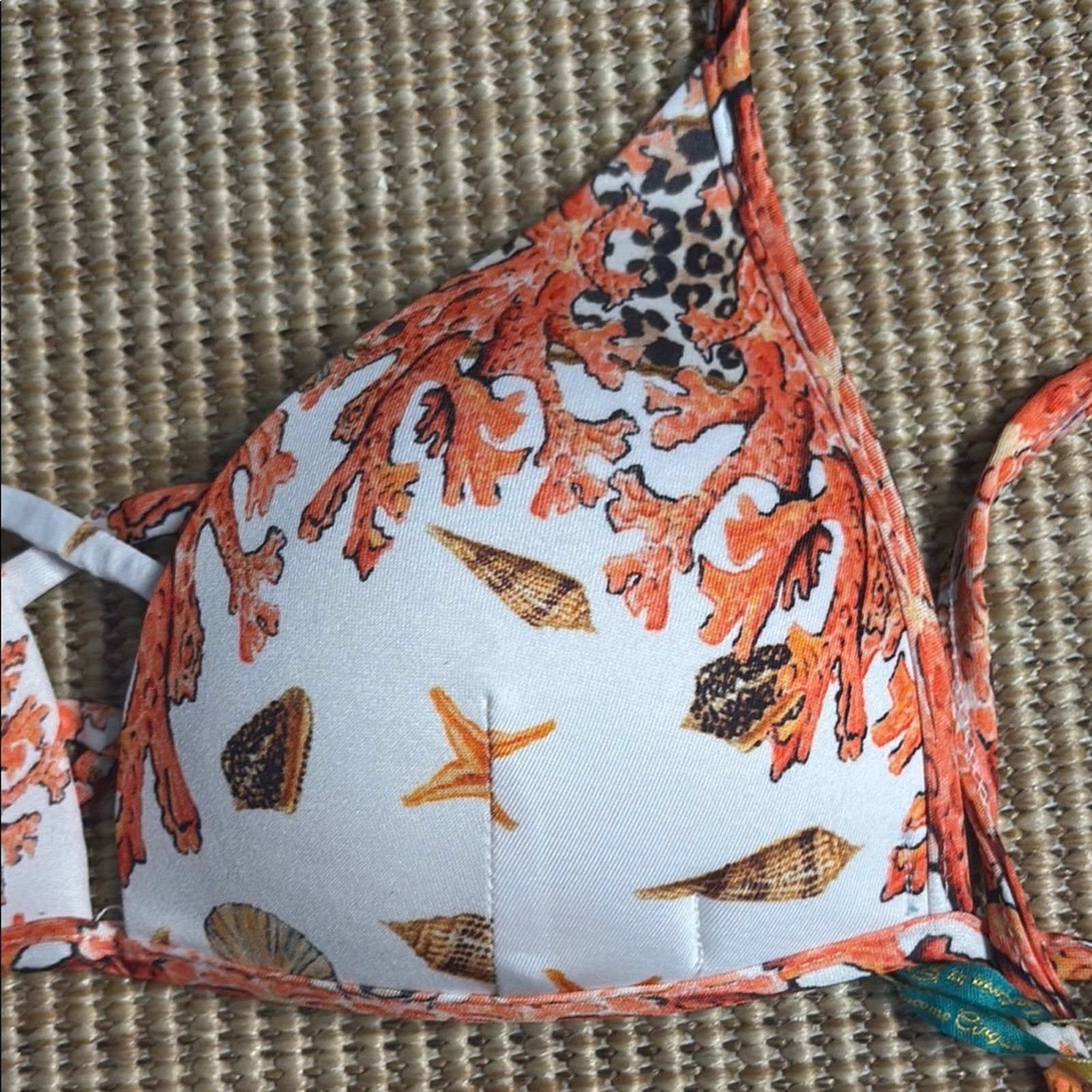 Other NWT Antica Sartoria Positano Coral Print Bikini Set Size S Size ONE SIZE - 2 Thumbnail