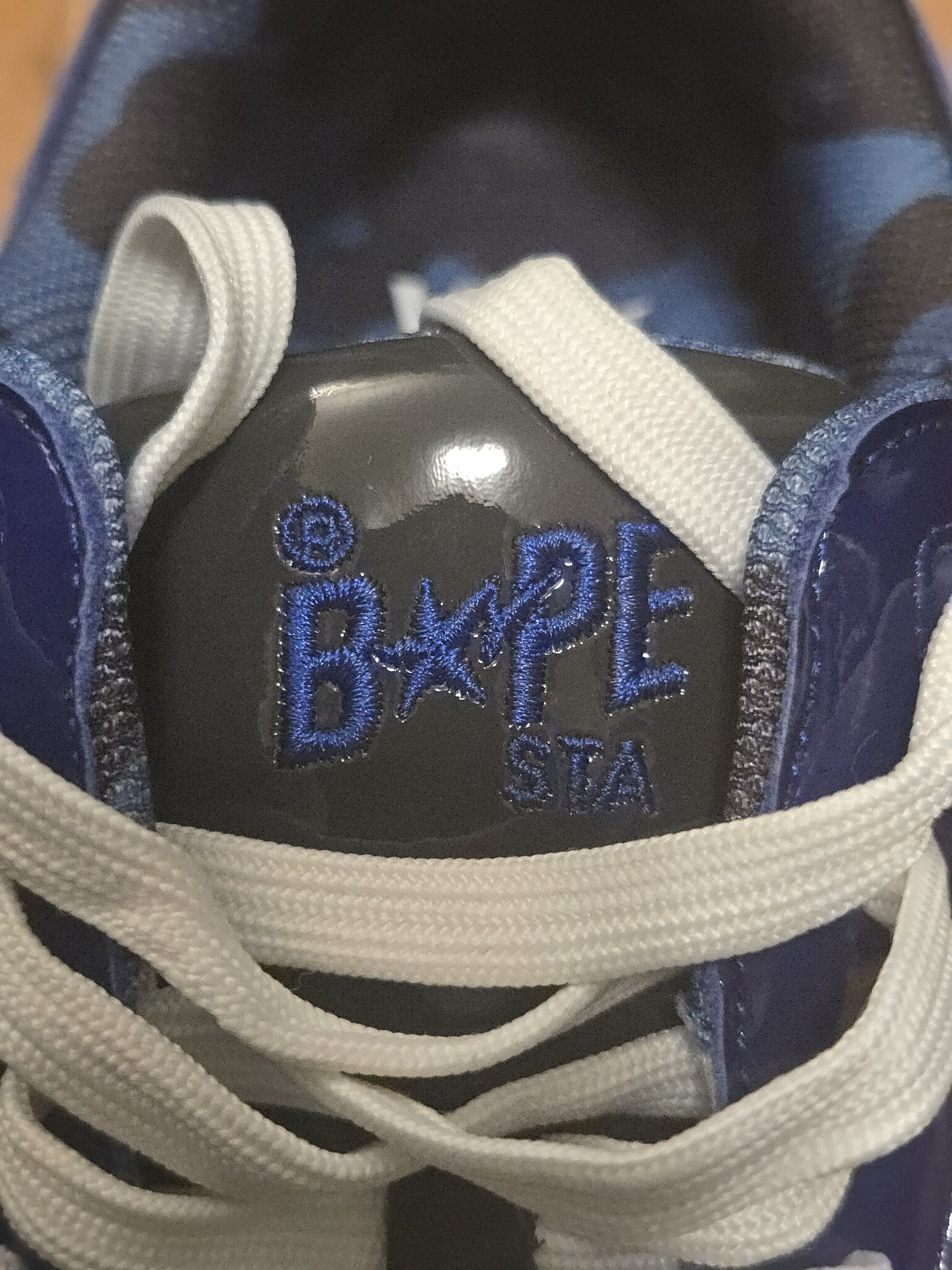 Bape Bape Road Sta Patent Leather Blue Size US 13 / EU 46 - 9 Thumbnail