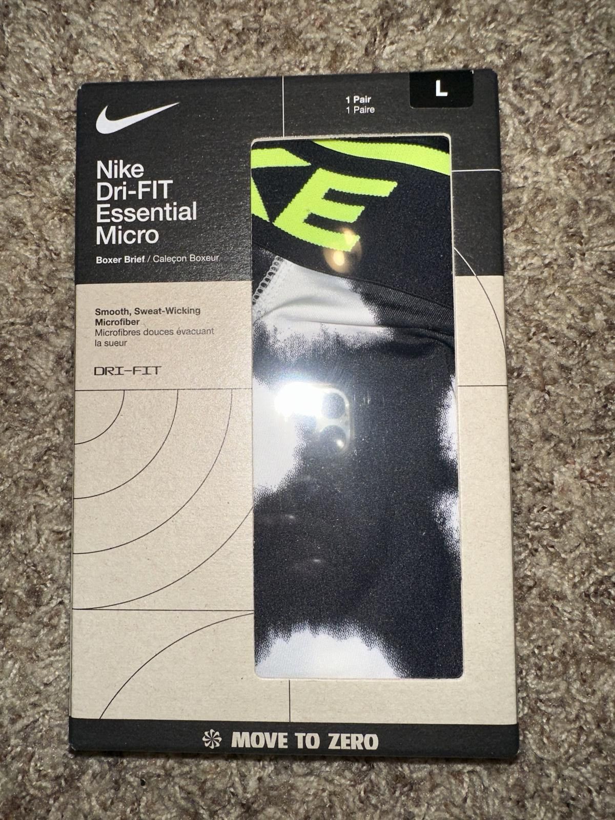 Nike Nike Men’s Dri-FIT Essential Micro Boxer Brief One Pair Size ONE SIZE - 1 Thumbnail