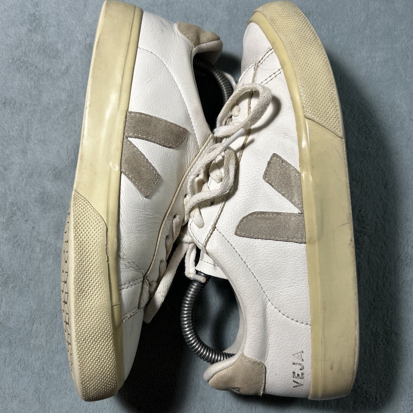 Veja VEJA Esplar T2 LeatherSneakers Ws 9 White Gray Minimalist Size US 9 / IT 39 - 2 Thumbnail