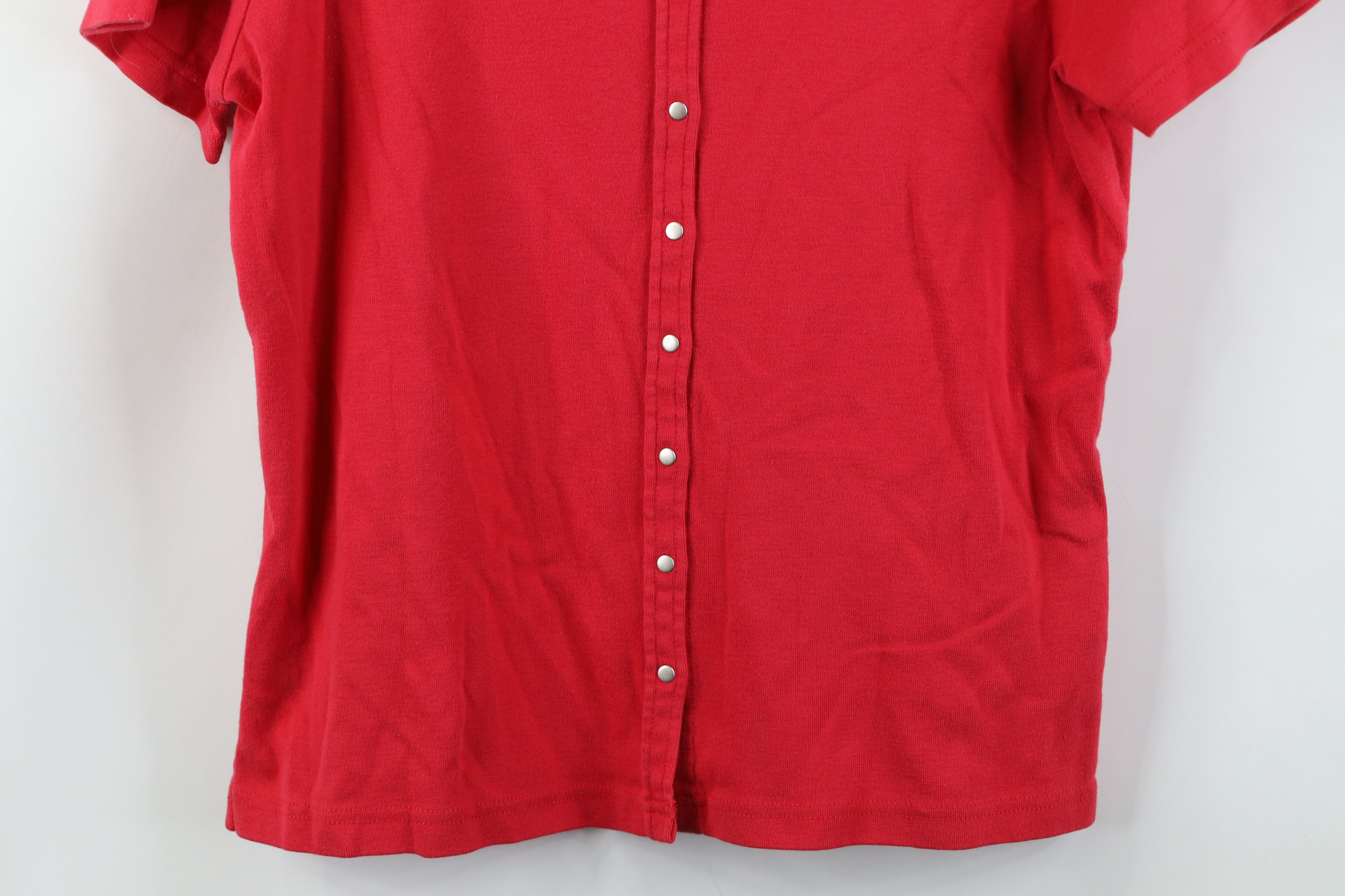 Tommy Hilfiger Vintage Y2K 2000 Tommy Hilfiger Ribbed Knit Button Shirt Size XL / US 12-14 / IT 48-50 - 3 Thumbnail