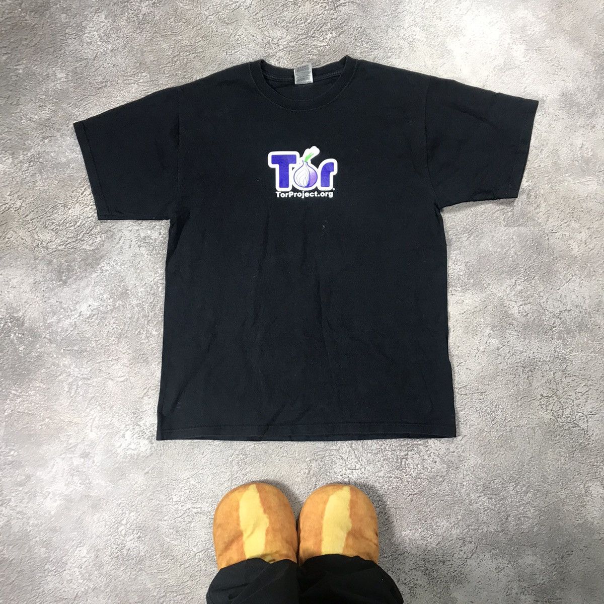 Vintage Vintage Y2K Tor Project Graphic Tee Sun Faded Streetwear L Size US L / EU 52-54 / 3 - 2 Thumbnail