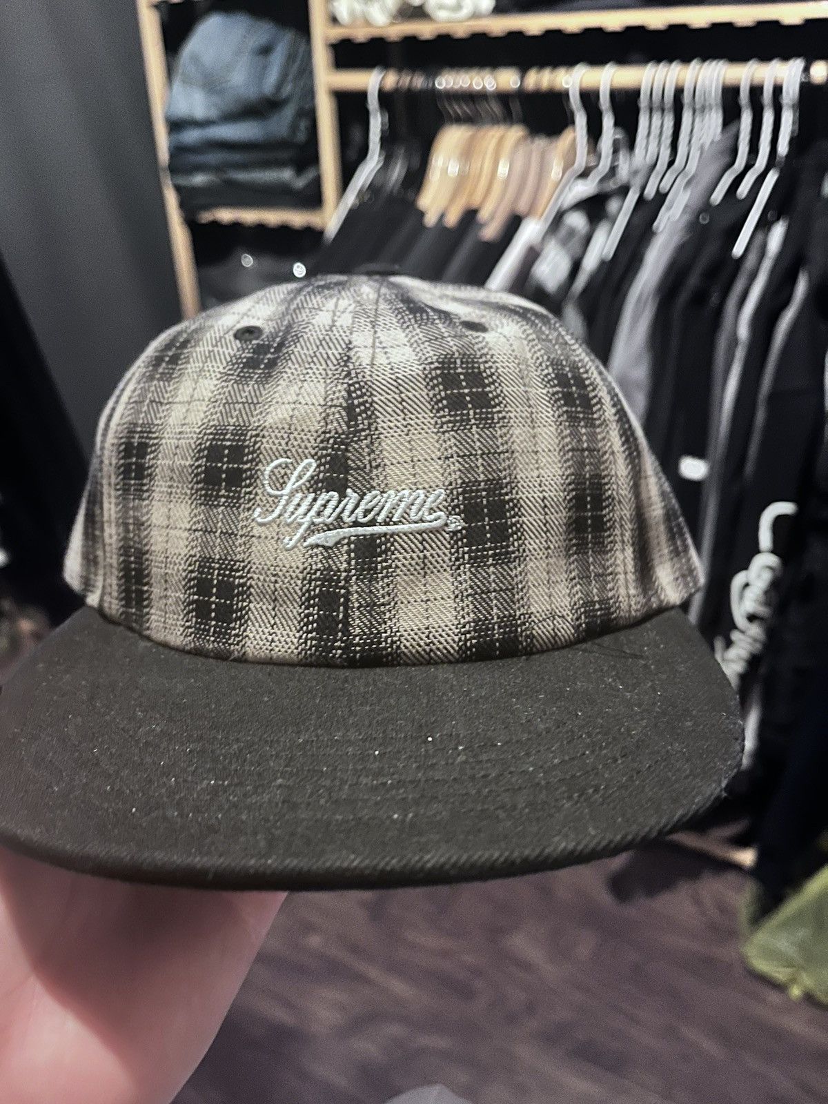 Supreme Plaid Hat | Grailed