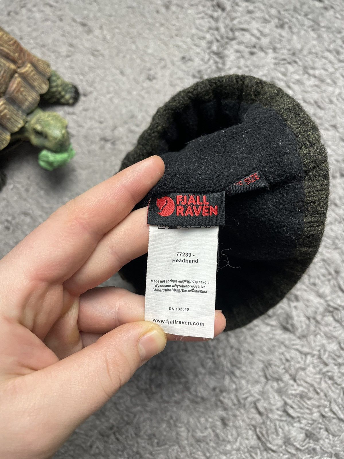 Fjallraven Fjallraven outdoor headband Leather logo Size ONE SIZE - 4 Thumbnail