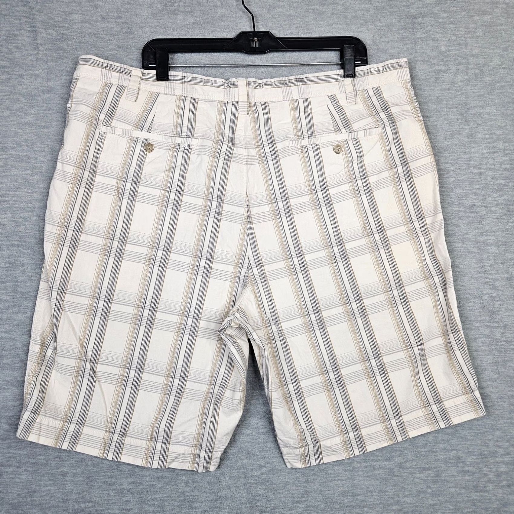 Tommy Bahama Tommy Bahama Plaid Gray White Men's Silk Cotton Blend Shorts Size 42 Size US 42 / EU 58 - 5 Thumbnail