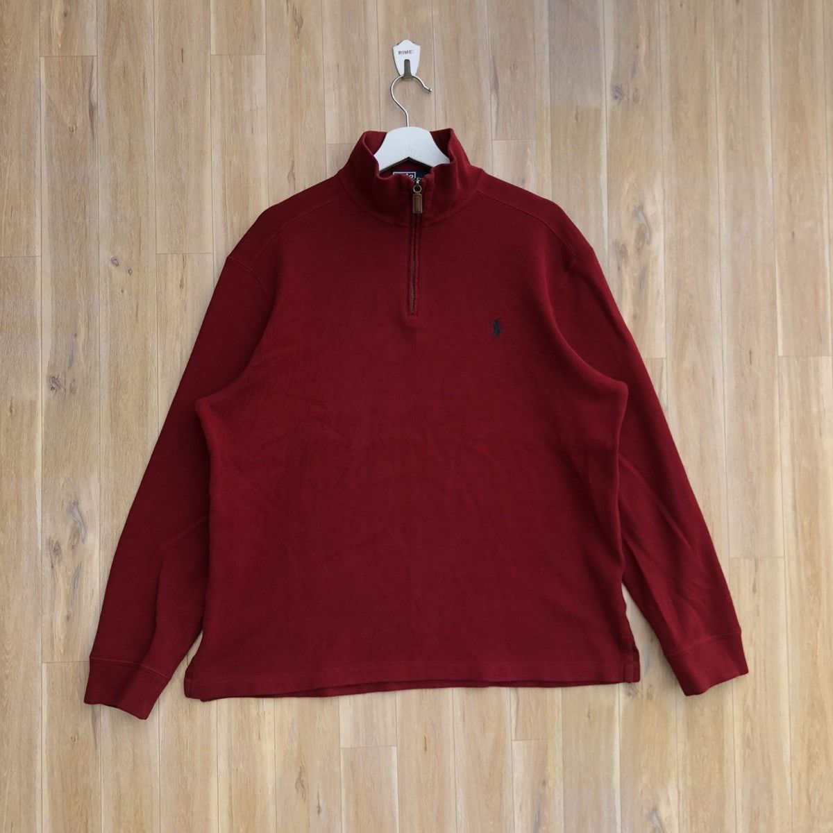 Polo Ralph Lauren × Vintage Vintage Polo Ralph Lauren Half Zipper Pullover Sweatshirt Size US L / EU 52-54 / 3 - 1 Thumbnail