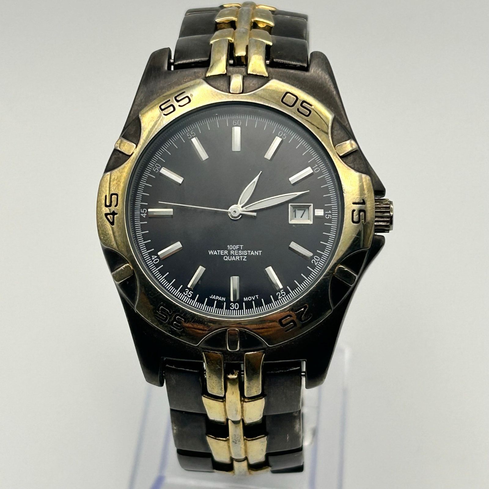Other Men’s Gold and Black Stainless Steel Men’s Watch Size ONE SIZE - 2 Thumbnail