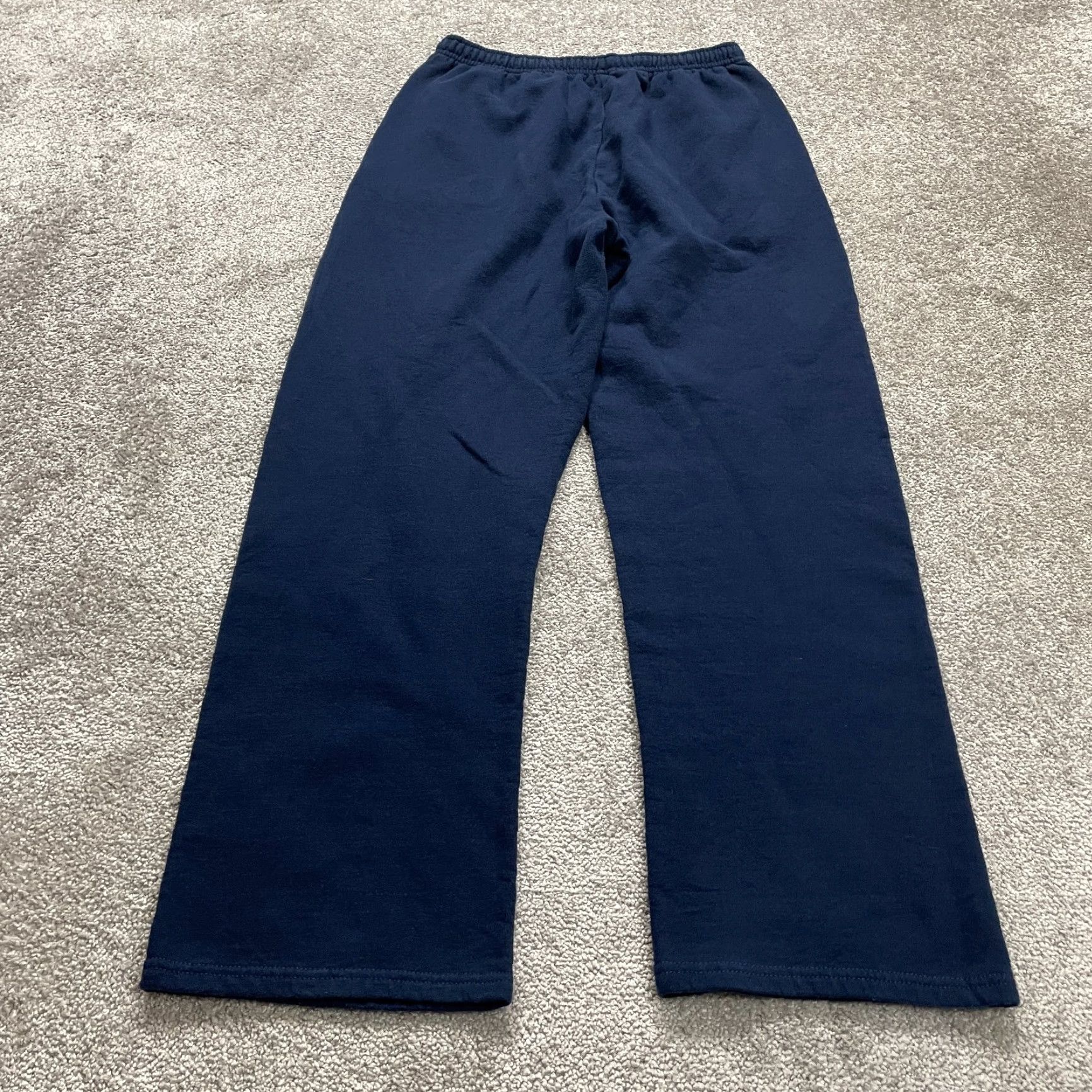 Jerzees Jerzees Sweatpants Mens Regular Straight Leg Blue 28x30 Fleece Pocket Elastic Waist Casual Sports USA 28 Inseam Men's Pants Size US 31 - 2 Thumbnail