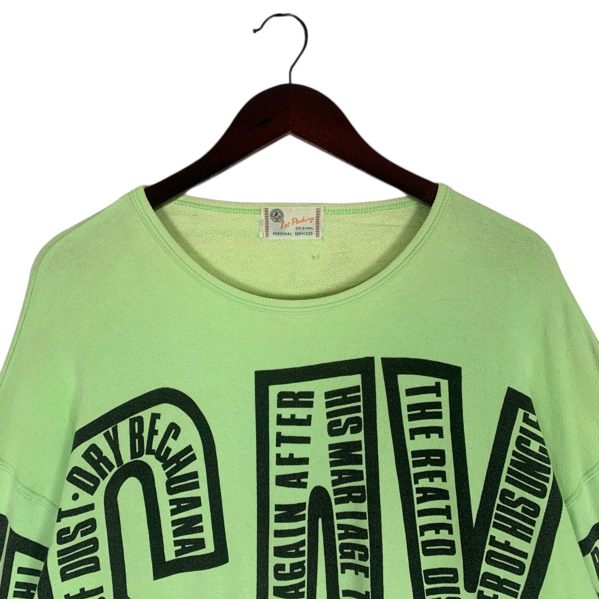 Vintage Vintage 1st Parking American Classic streetwear Sweatshirt Size L / US 10 / IT 46 - 3 Thumbnail