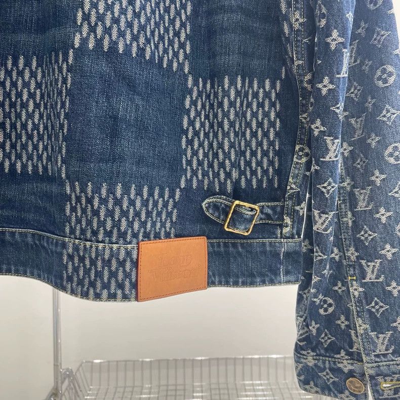 Louis Vuitton Louis Vuitton Denim jacket full of logo jacket 2501-Nextarr Size US L / EU 52-54 / 3 - 3 Thumbnail