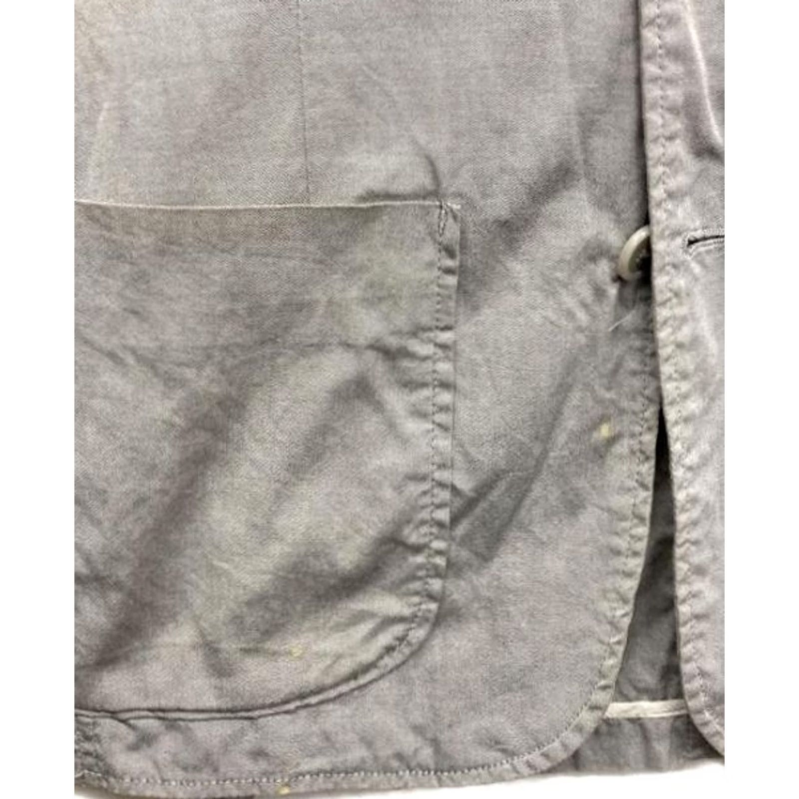 Engineered Garments ENGINEERED GARMENTS BAKER JACKET TAILORED BLAZER GRAY COTTON SIZE XS USED MEN Size 34R - 7 Thumbnail