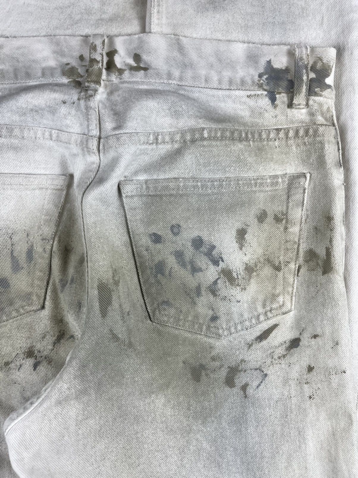 Helmut Lang SS03 Helmut Lang Dirty White Painter Denim Jeans Size US 30 / EU 46 - 4 Thumbnail