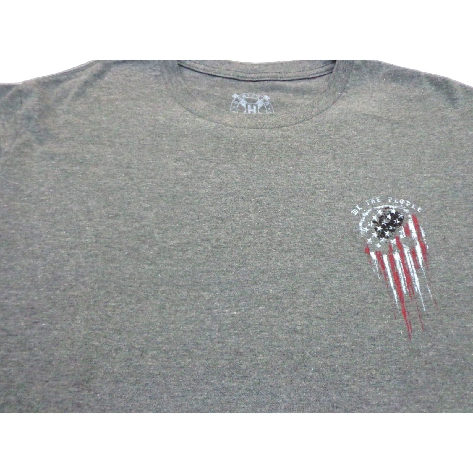 Vintage Howitzer We The People Graphic T-Shirt Charcoal Size L Men's Patriotic Short Sleeve Cotton Blend Shirt Size US L / EU 52-54 / 3 - 1 Thumbnail