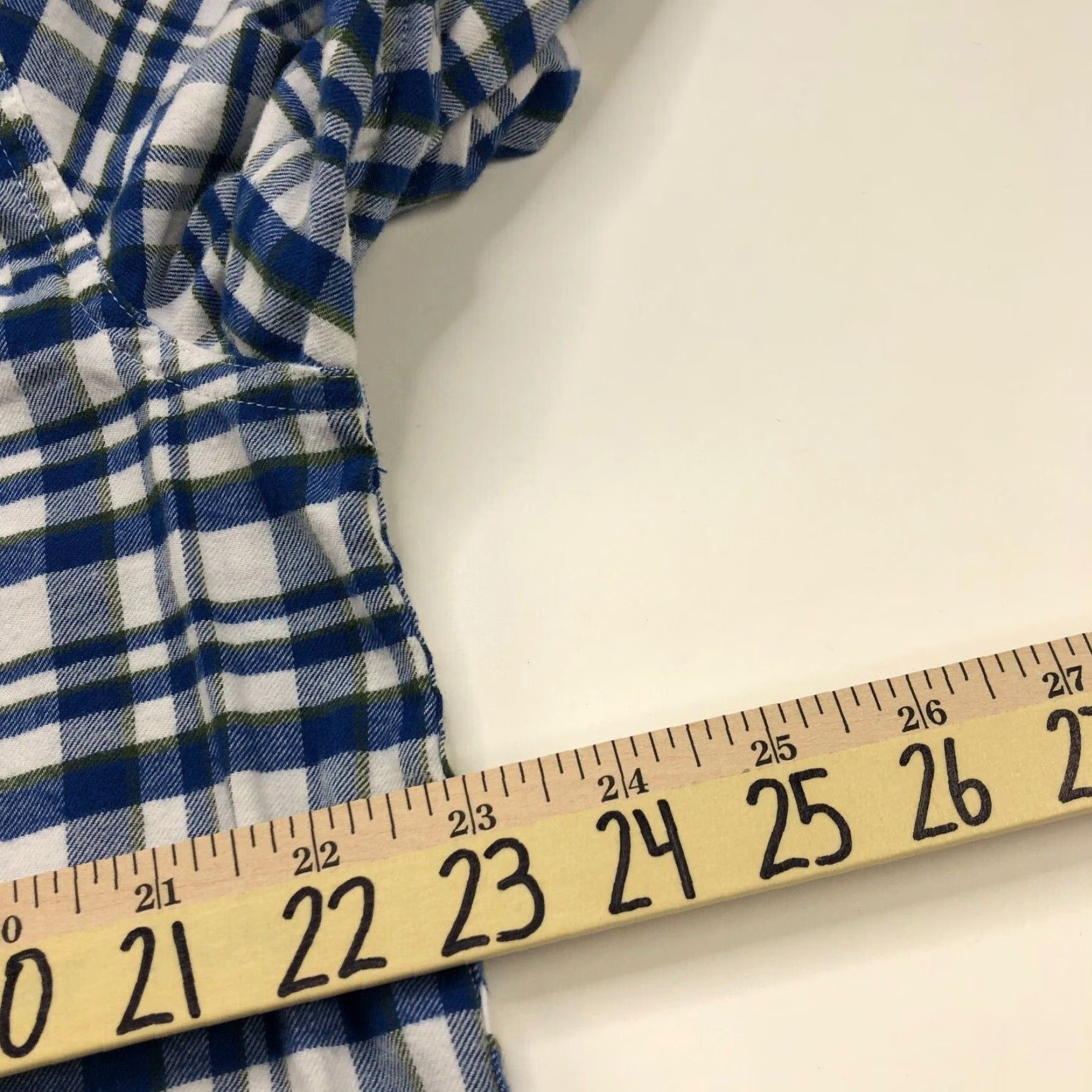 Orvis Orvis Shirt Plaid Cotton Long Sleeve Button-Up Collared Blue Mens L Regular Casual Flannel Shirt Size US L / EU 52-54 / 3 - 7 Thumbnail