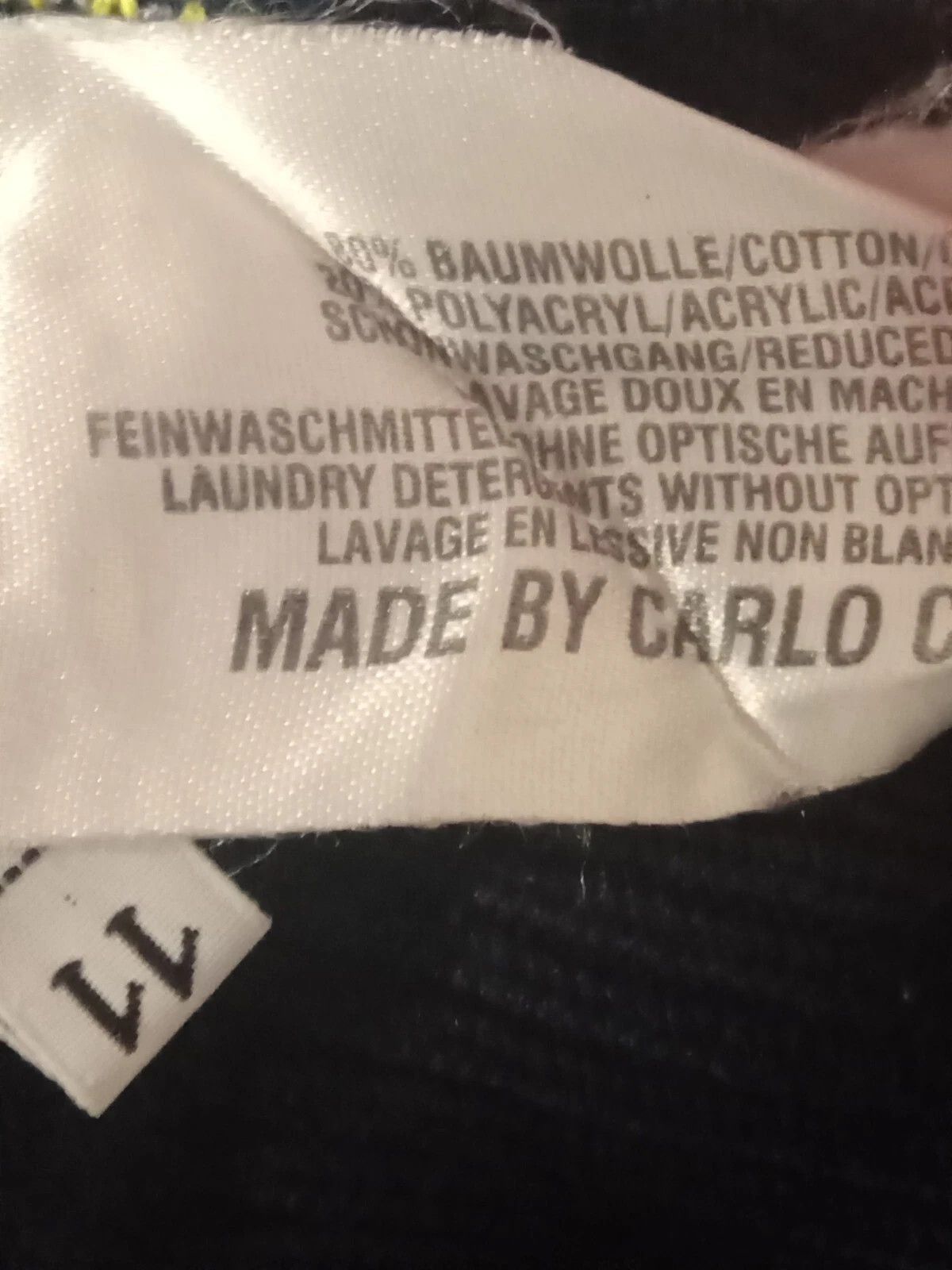 Carlo Colucci CARLO COLUCCI Personality Sweater Sz 56 / 2XL Size US XL / EU 56 / 4 - 7 Thumbnail