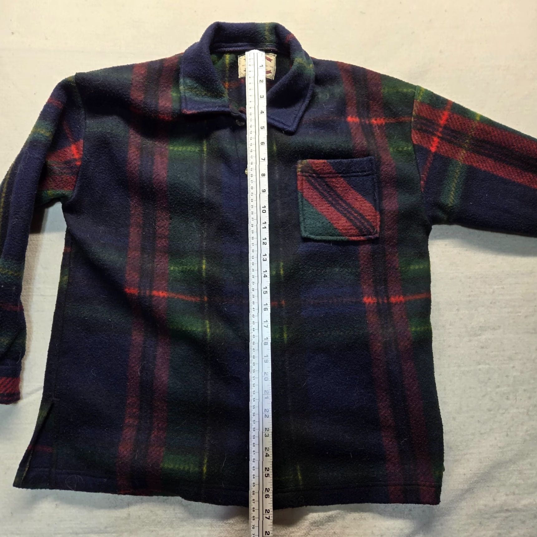 Vintage Carolyn Taylor Fleece Shirt M Red Plaid 1/4 Zip Long Sleeve Button Sweater Mens Update Seasonal Classic Size US M / EU 48-50 / 2 - 7 Thumbnail