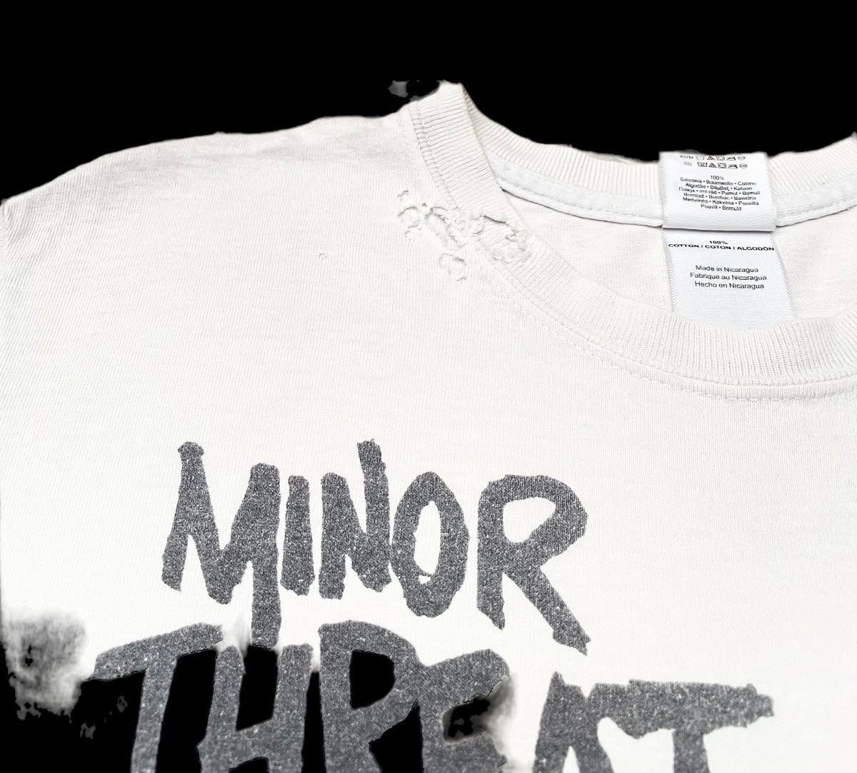 Band Tees × Vintage Vintage Hardcore Punk Band Minor Threat T-Shirt 2000s Size US S / EU 44-46 / 1 - 4 Thumbnail