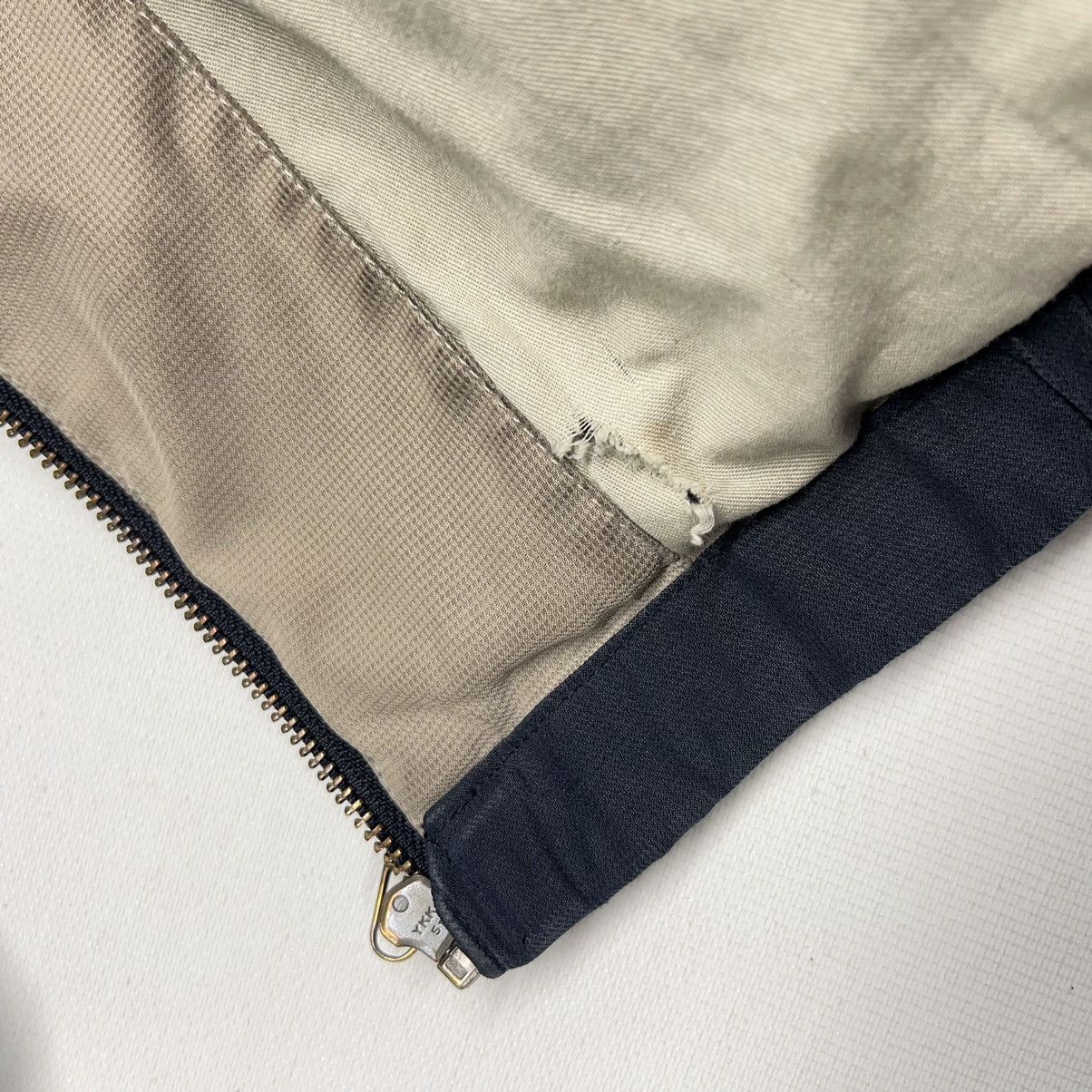Timberland × Vintage Timberland Jacket Blue Chore Workwear Coat Zip Weathergear Size US S / EU 44-46 / 1 - 13 Thumbnail